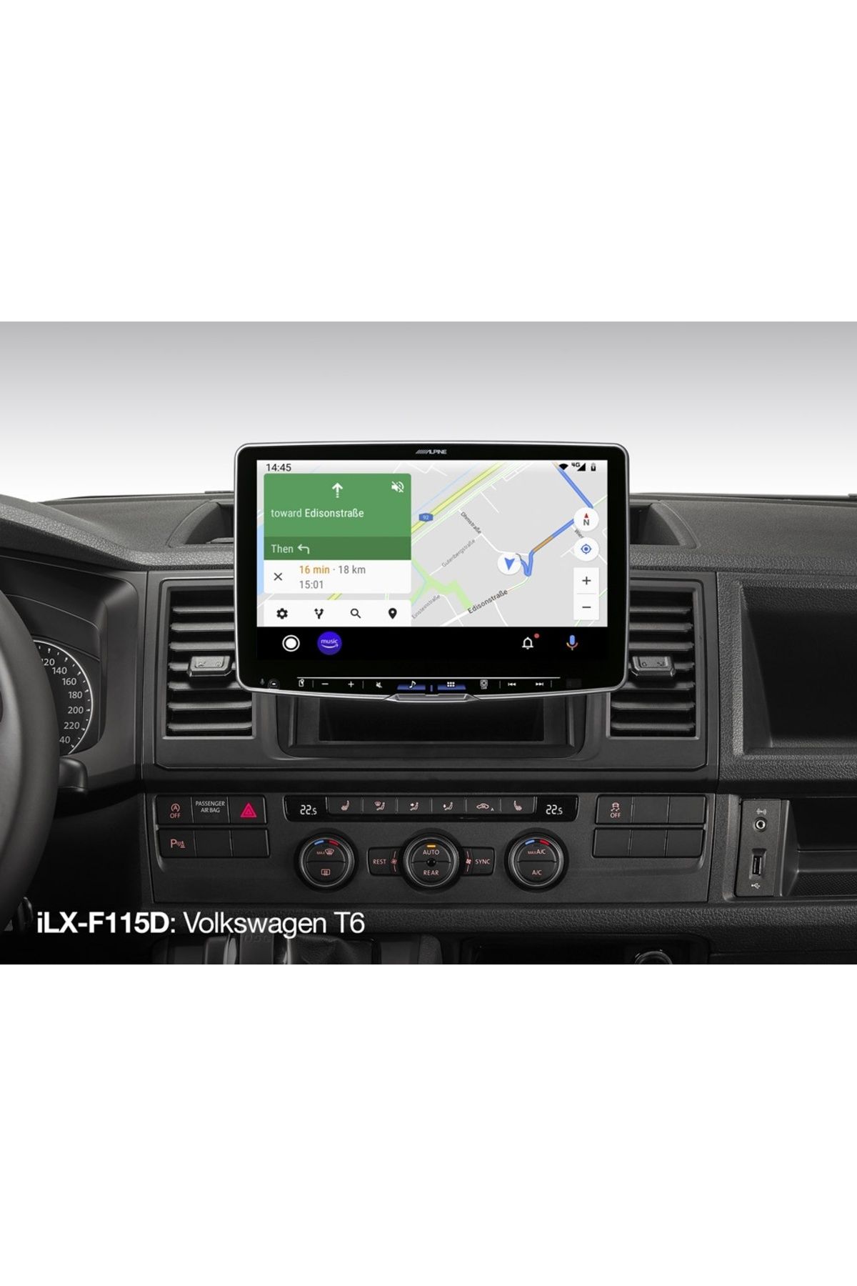 Alpine-ILX-F115D Multimedia system with 11'' screen Android Auto and Apple CarPlay 3