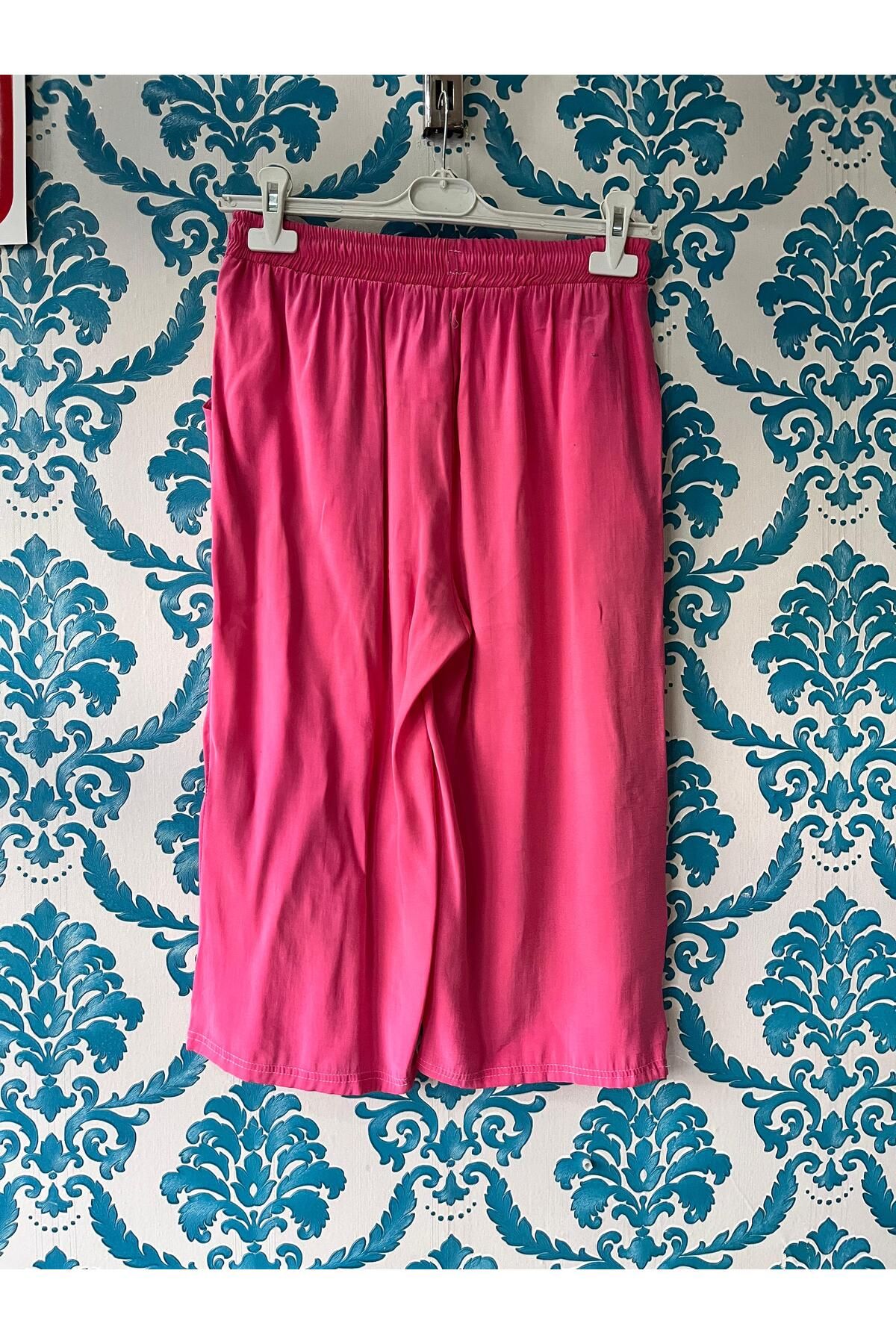 Sublime Butik Unisex Ayrobin Düz Kapri/Şort