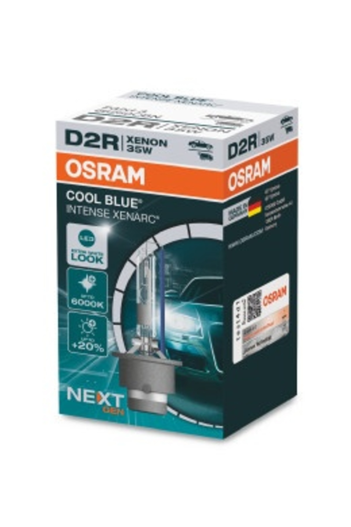 Osram-BEC XENON 85V D2R XENARC COOL BLUE INTENSE NextGen OSRAM 3