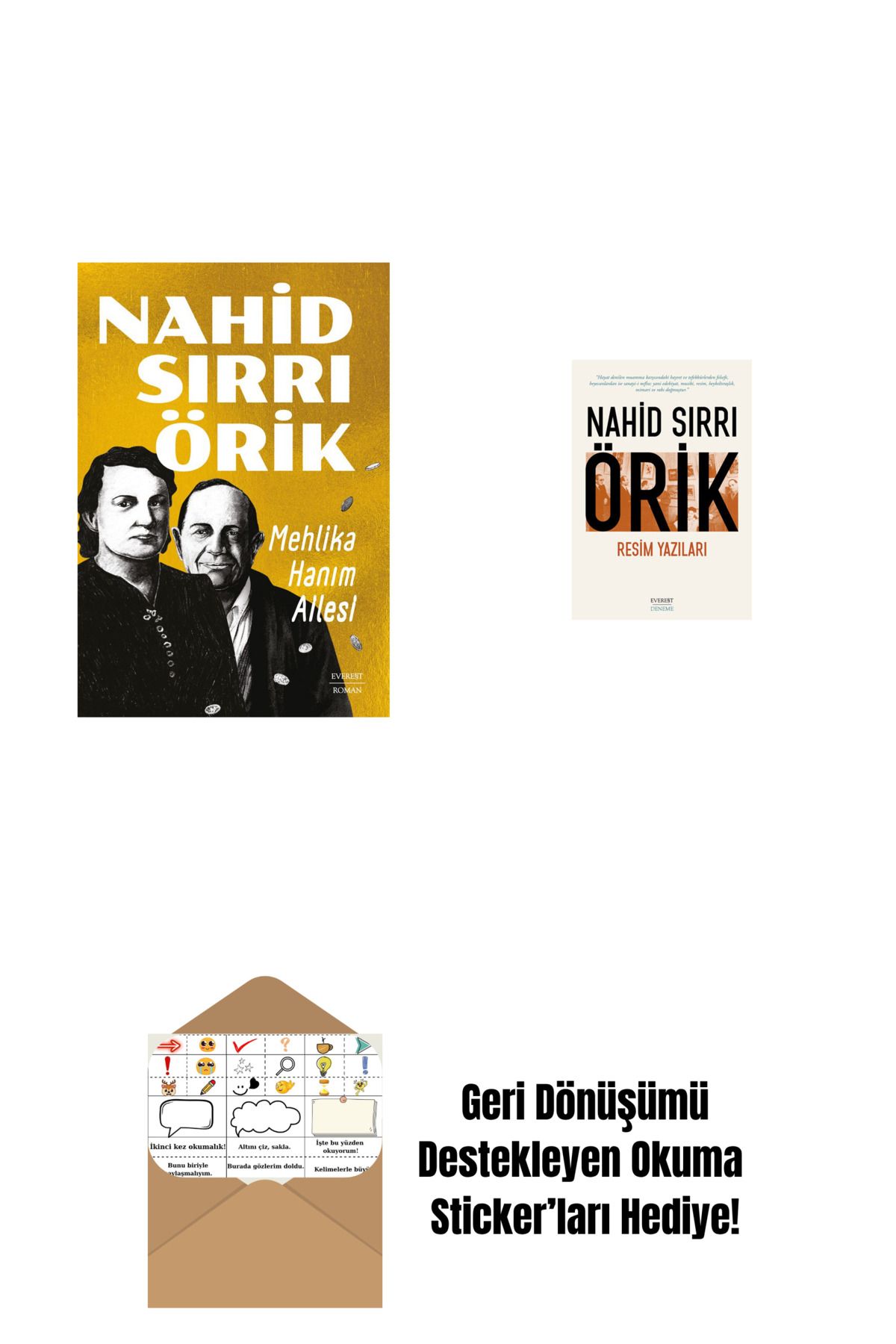 Everest Yayınları Mehlika Hanım Ailesi + Resim Yazıları + Okuma Sticker'ları