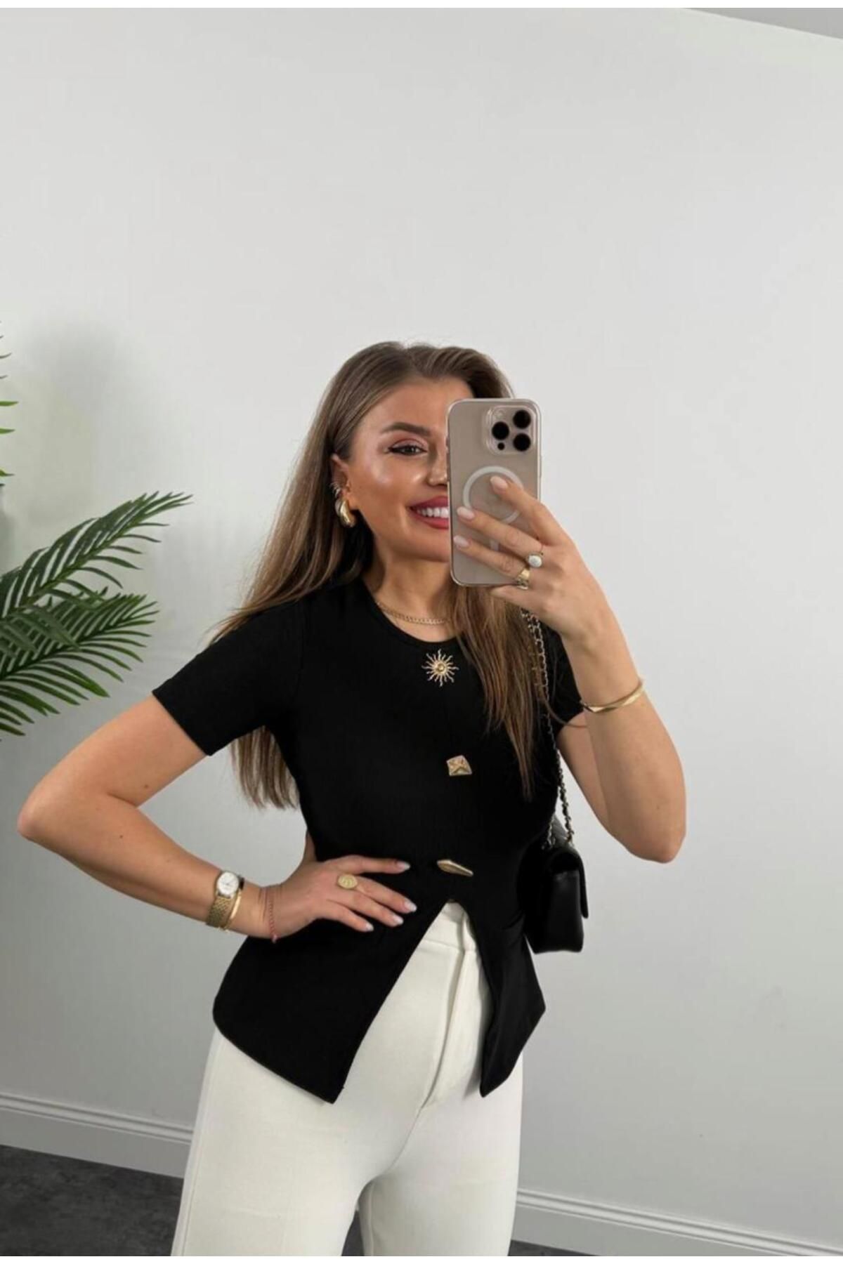 BB'S BOUTİQUE TASARIM GÜNEŞ SERİSİ BLUZ