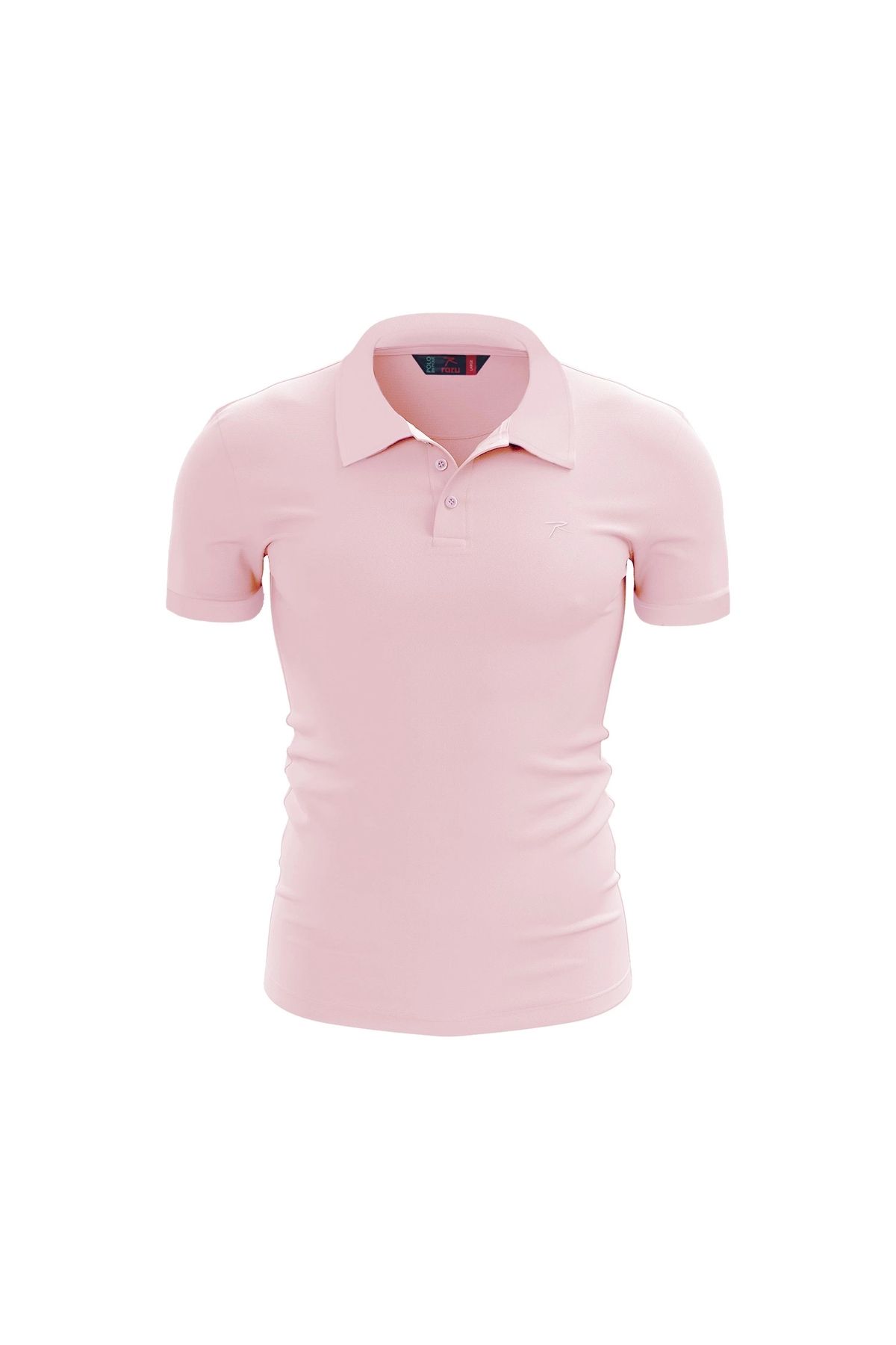 raru %100 Pamuk Polo T-Shirt IMPERO PEMBE