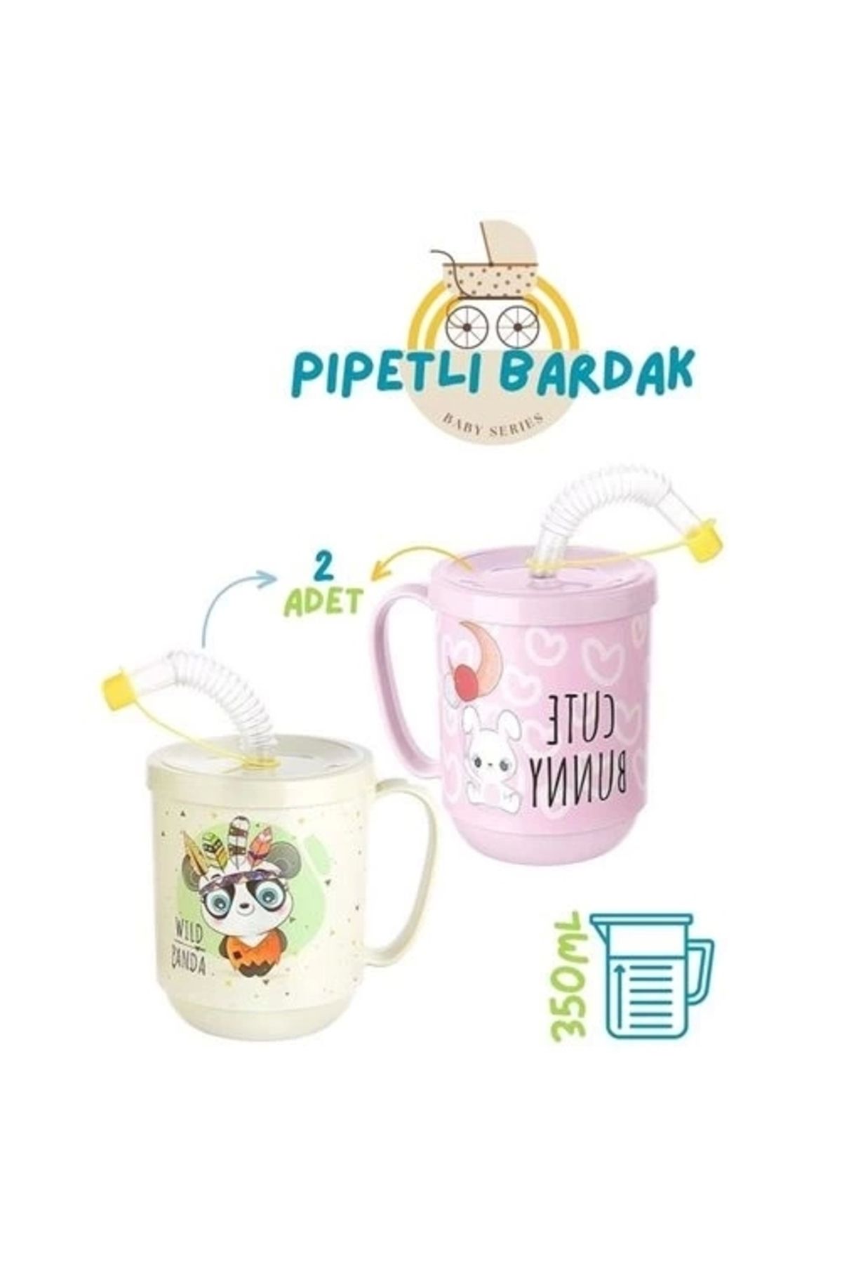 Generic Pipetli Bardak 2 li Momma Design