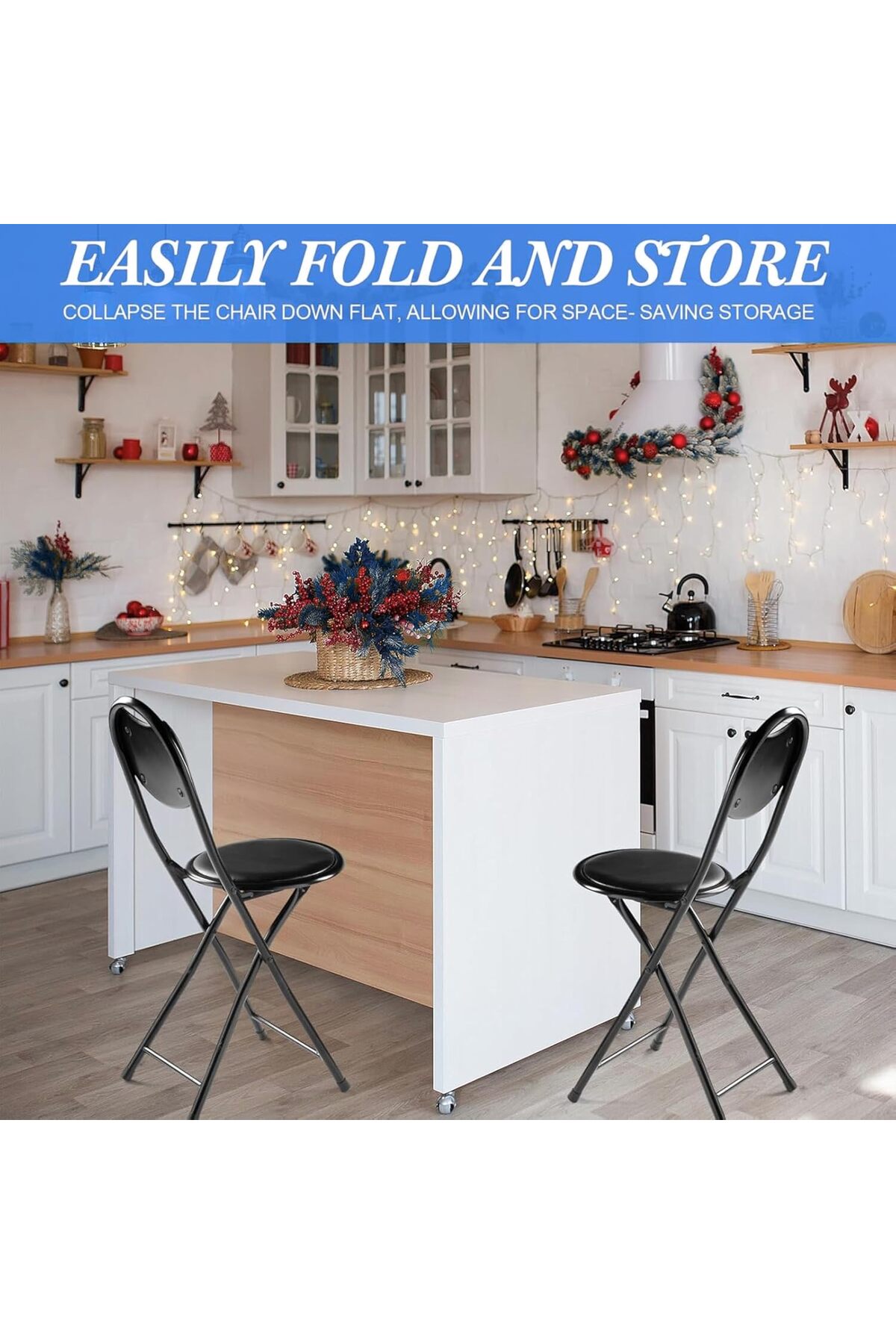 🪑 كرسي محمول قابل للطي من BUNCA – للرحلات,الصلاة,التخييم,المنزل,الحديقة