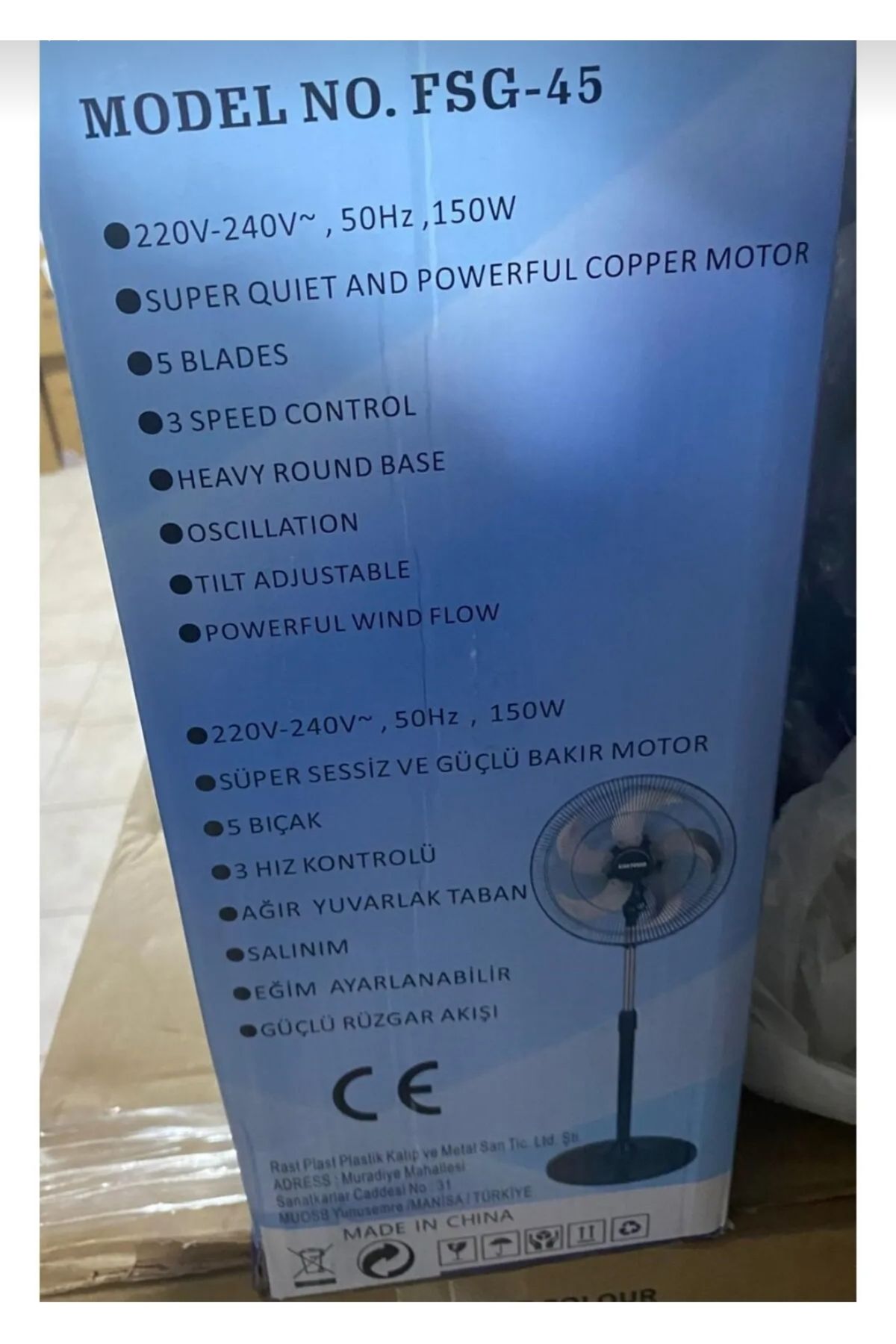 büyükhan Atak power vantilatör