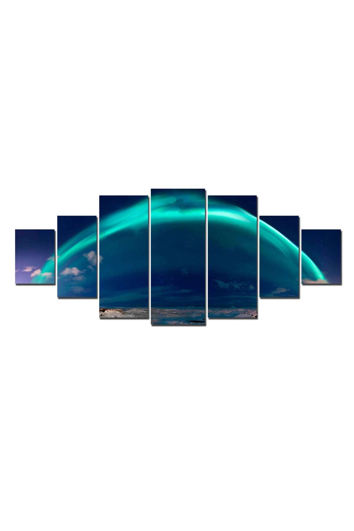 startonight-Set Tablou DualView Startonight Abstract albastru, 7 piese, 100 x 240 cm 3