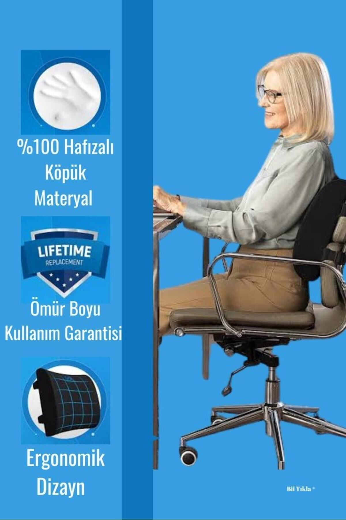 teknotrust Modern sırt minderli sandalye yastığı, konfor ve şıklık sağlar, rahat oturuş sunar.