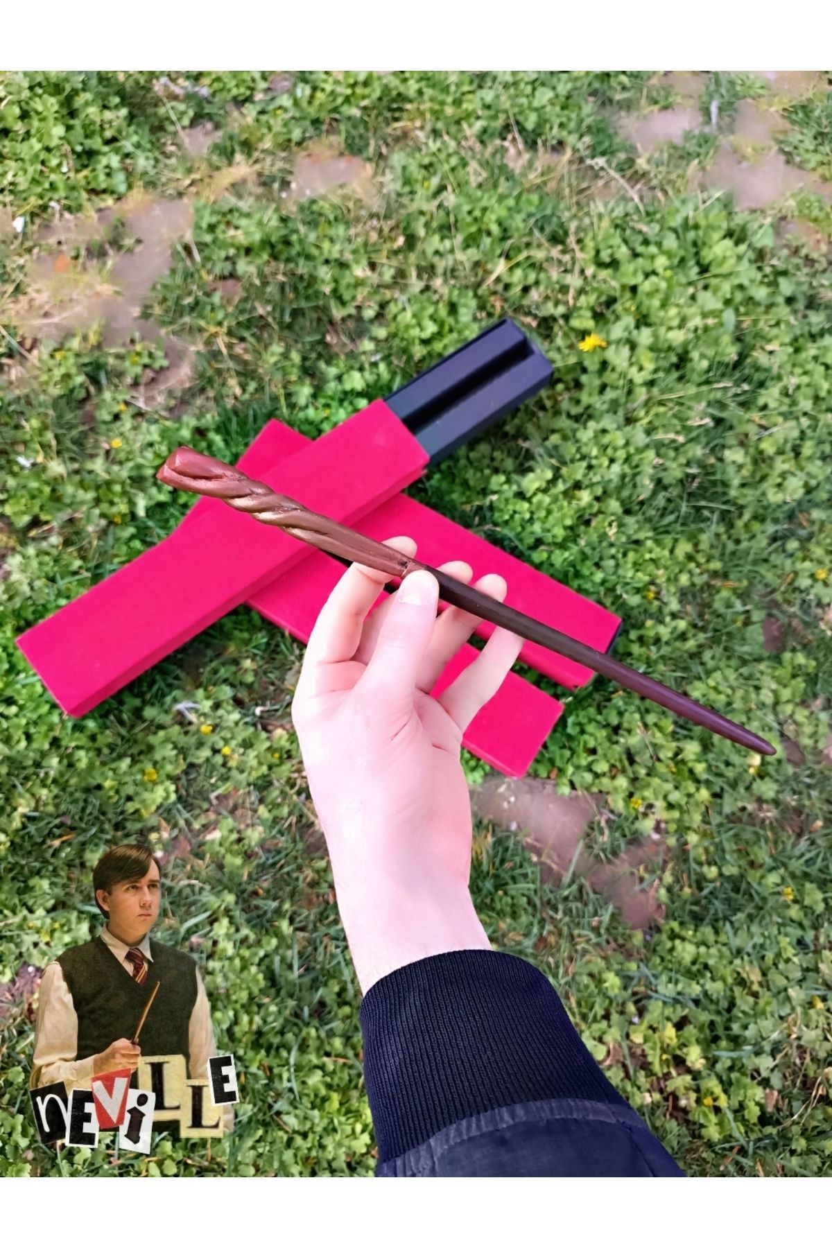 Lemonade Concept Harry Potter Neville Longobotom Metal Çekirdekli Asa