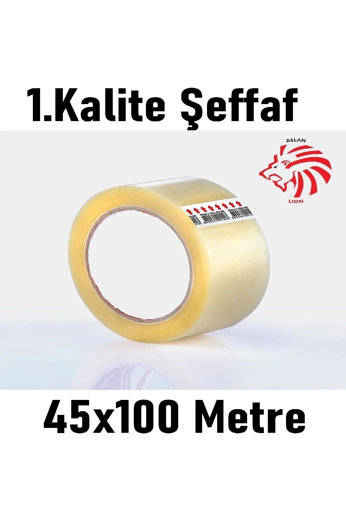 ORPEDOX Yastıksepeti Koli Bant 45x100 Metre Ambalaj Bantı Şeffaf Güçlü Yapıştırıcı Özelliği