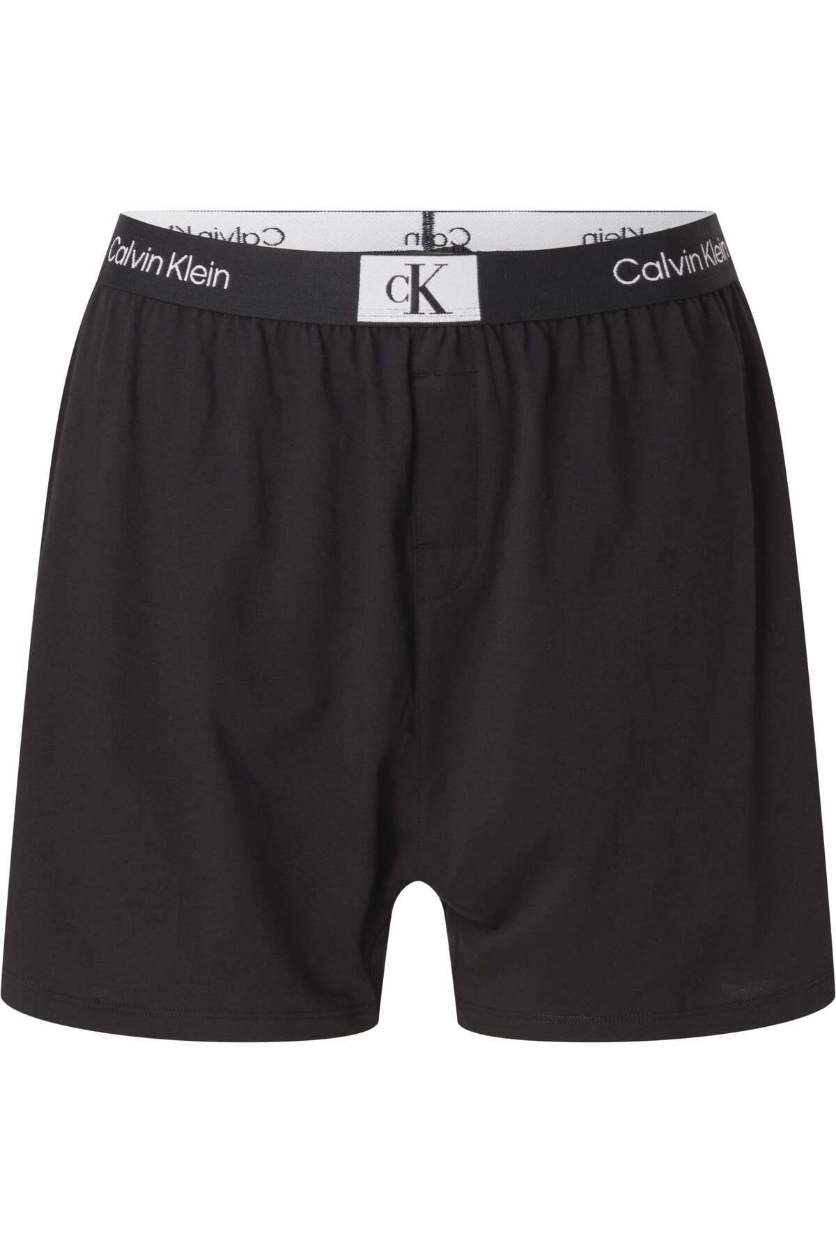 Calvin Klein SLEEP SHORT Kadın Siyah Şort