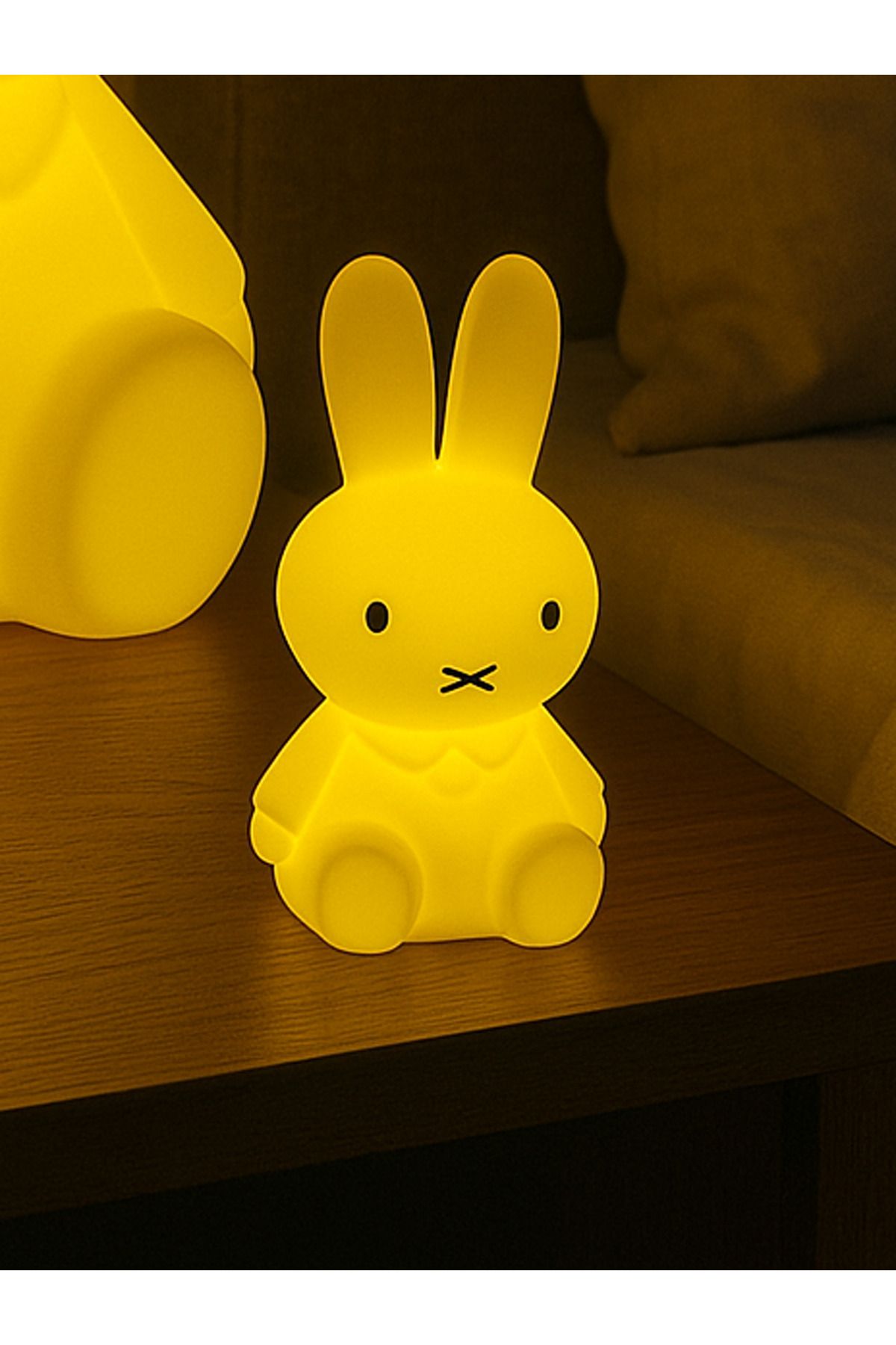 3D HOME Miffy Tavşan Gece Lambası Küçük Boy 12 Cm Pilli