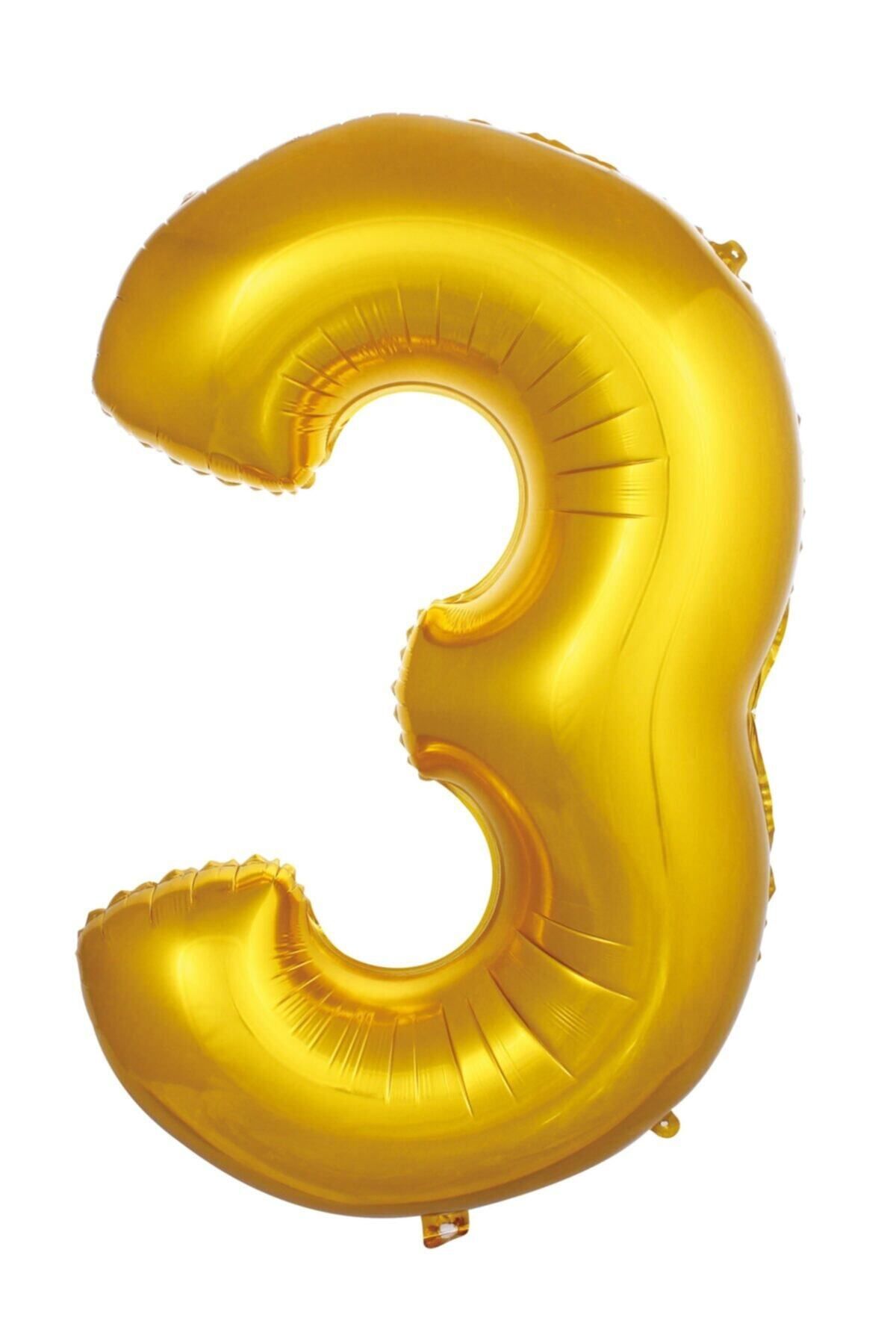 ikm balon 3 Rakam 102 Cm Gold Folyo Balon 40 Inc
