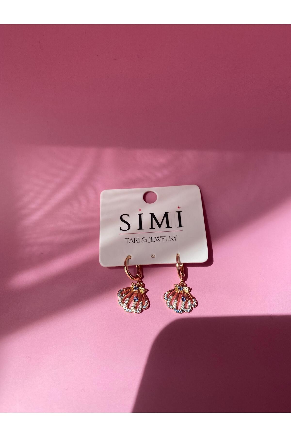 SİMİ TAKI Çelik İstiridye Küpe