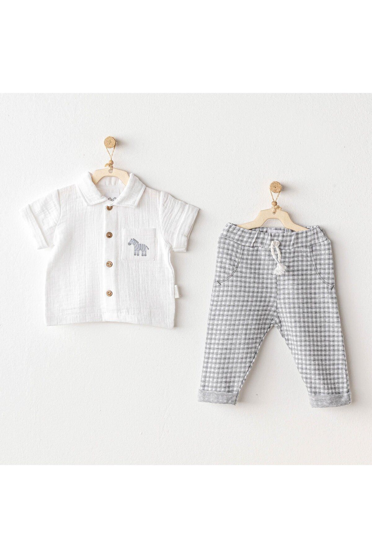 MBB ETİCARET Andywawa AC25813 Little King 2'Li Takım Grey