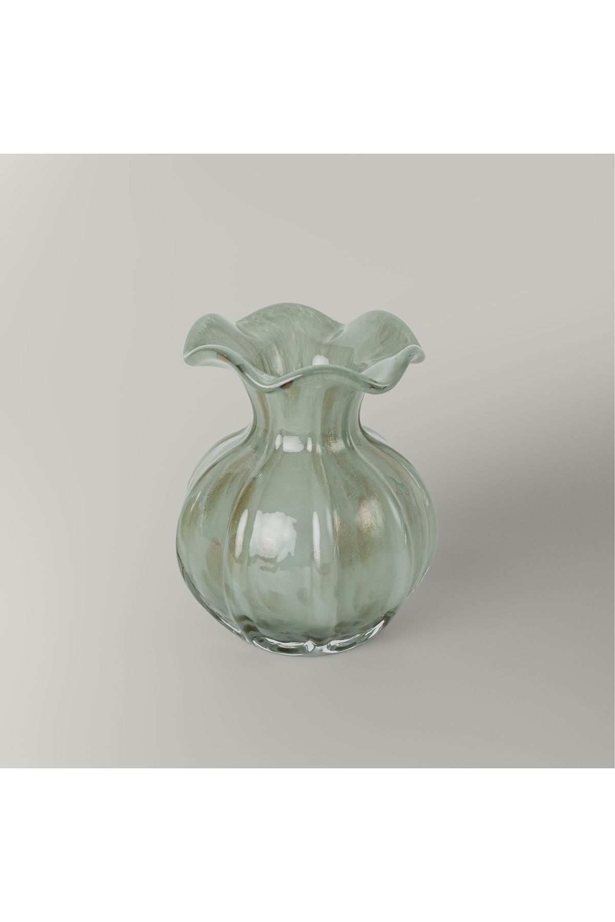 Linens Booby Vazo 10x10,5x12 cm Yeşil