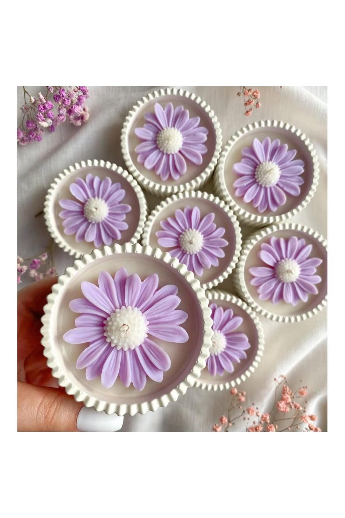 candlerock Papatya Esintisi – Dekoratif Mum