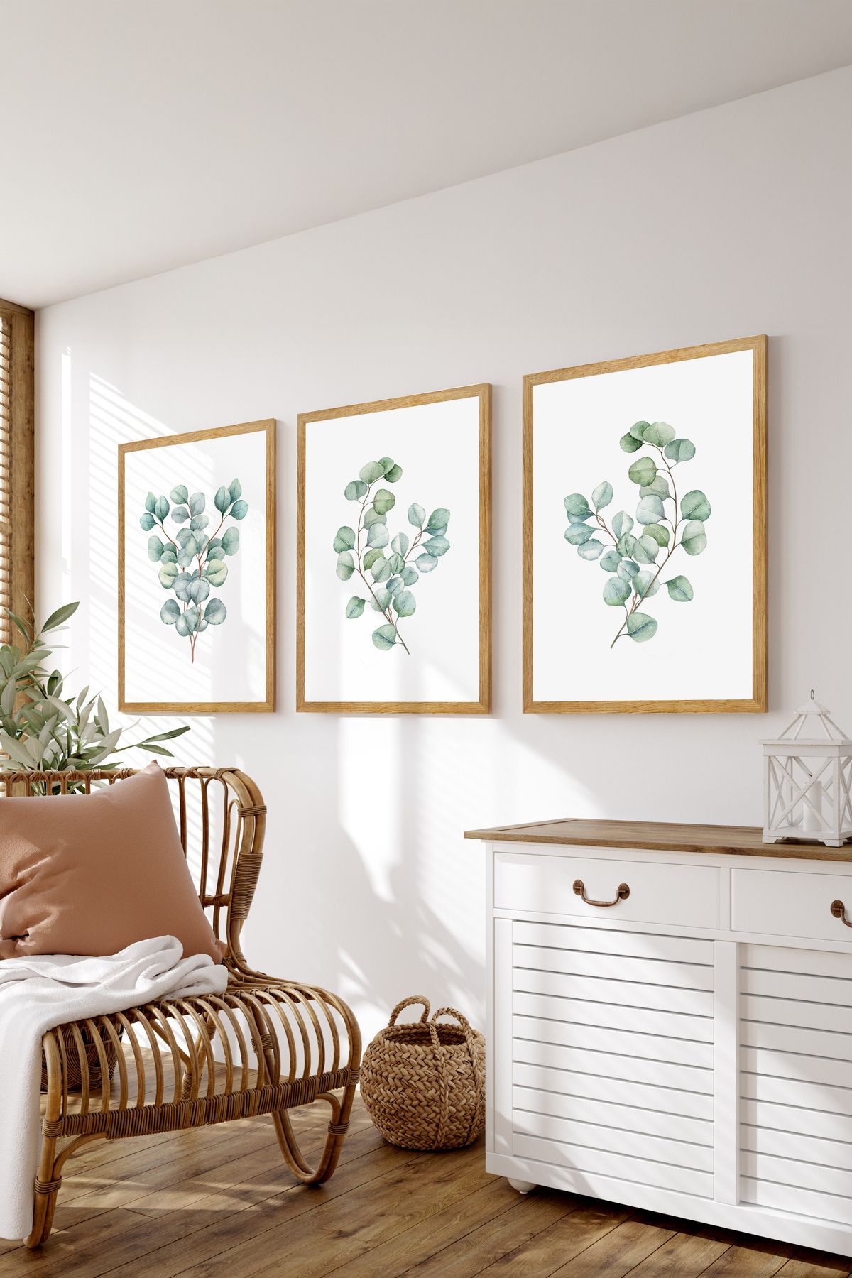 artflow 3 Parça Çerçeve Görünümlü Mdf Tablo Seti