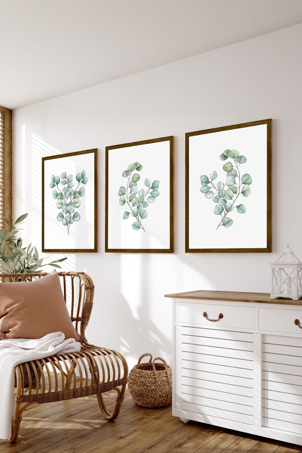 artflow 3 Parça Çerçeve Görünümlü Mdf Tablo Seti