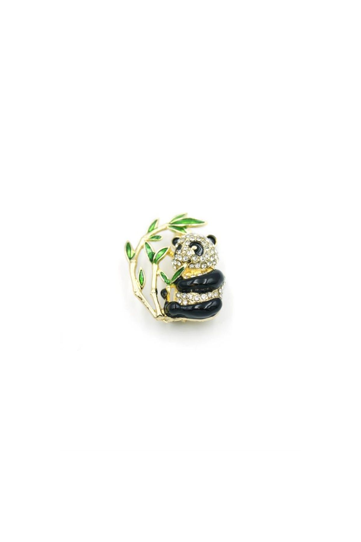 maarketim Panda Broş - Siyah
