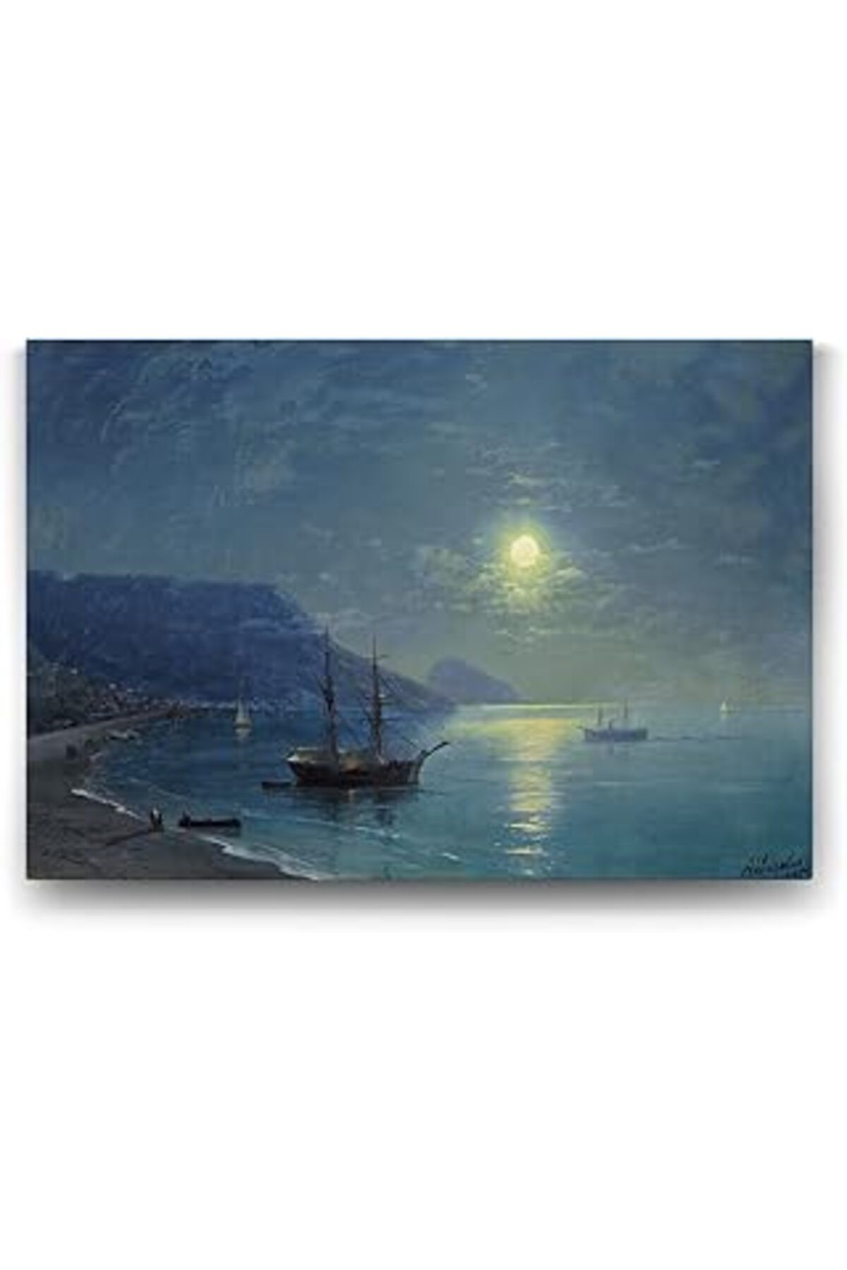 Pazarcan Ivan Ayvazovski - Evening In Crimea Tablosu - 60X40Cm