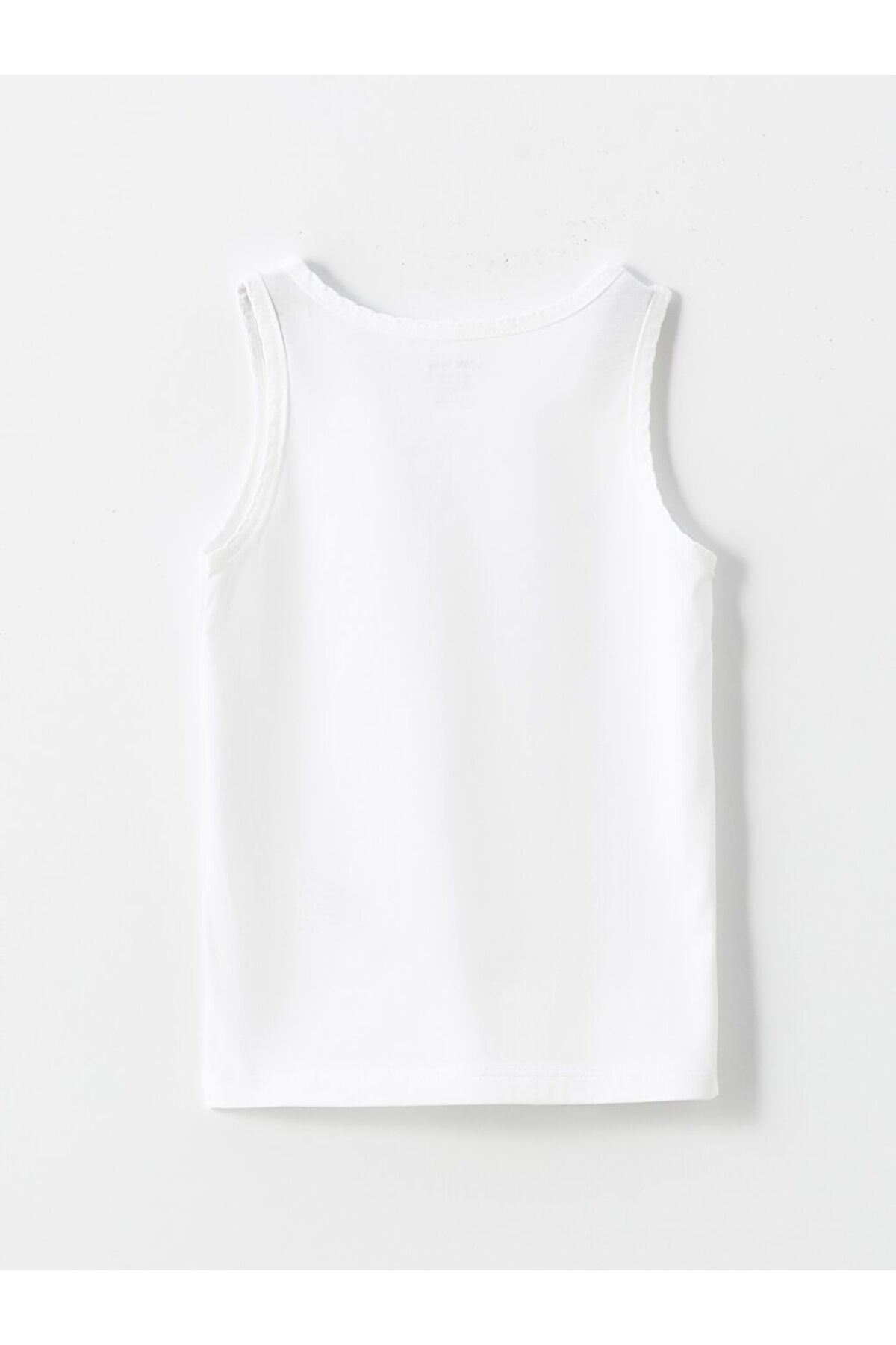 LC Waikiki Ekru Bisiklet Yaka Kız Bebek Atlet 3'lü fotoğrafı 5 (önizleme)