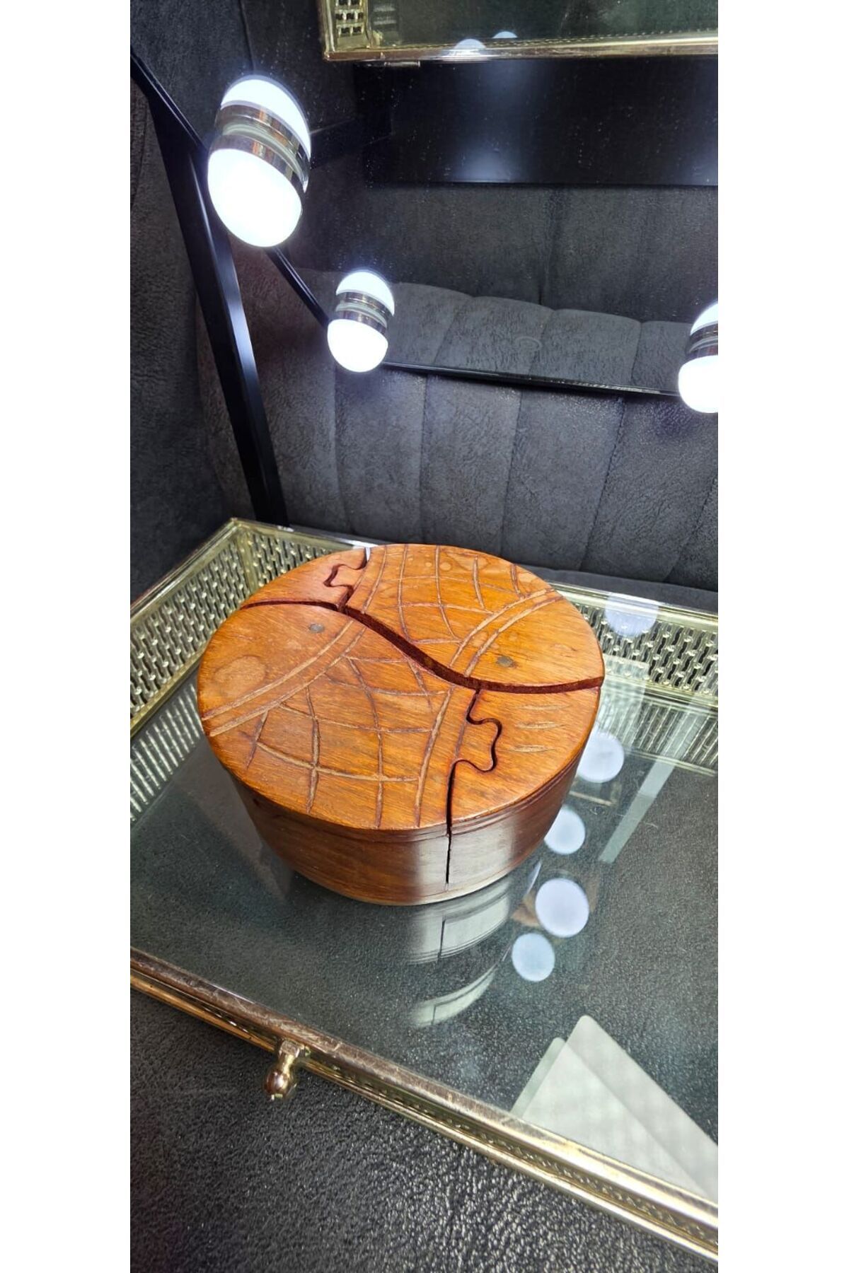 Hollanda Marka Orjınal Avrupa Ahşap Balık Puzzle Kutu 12x6 Boyut