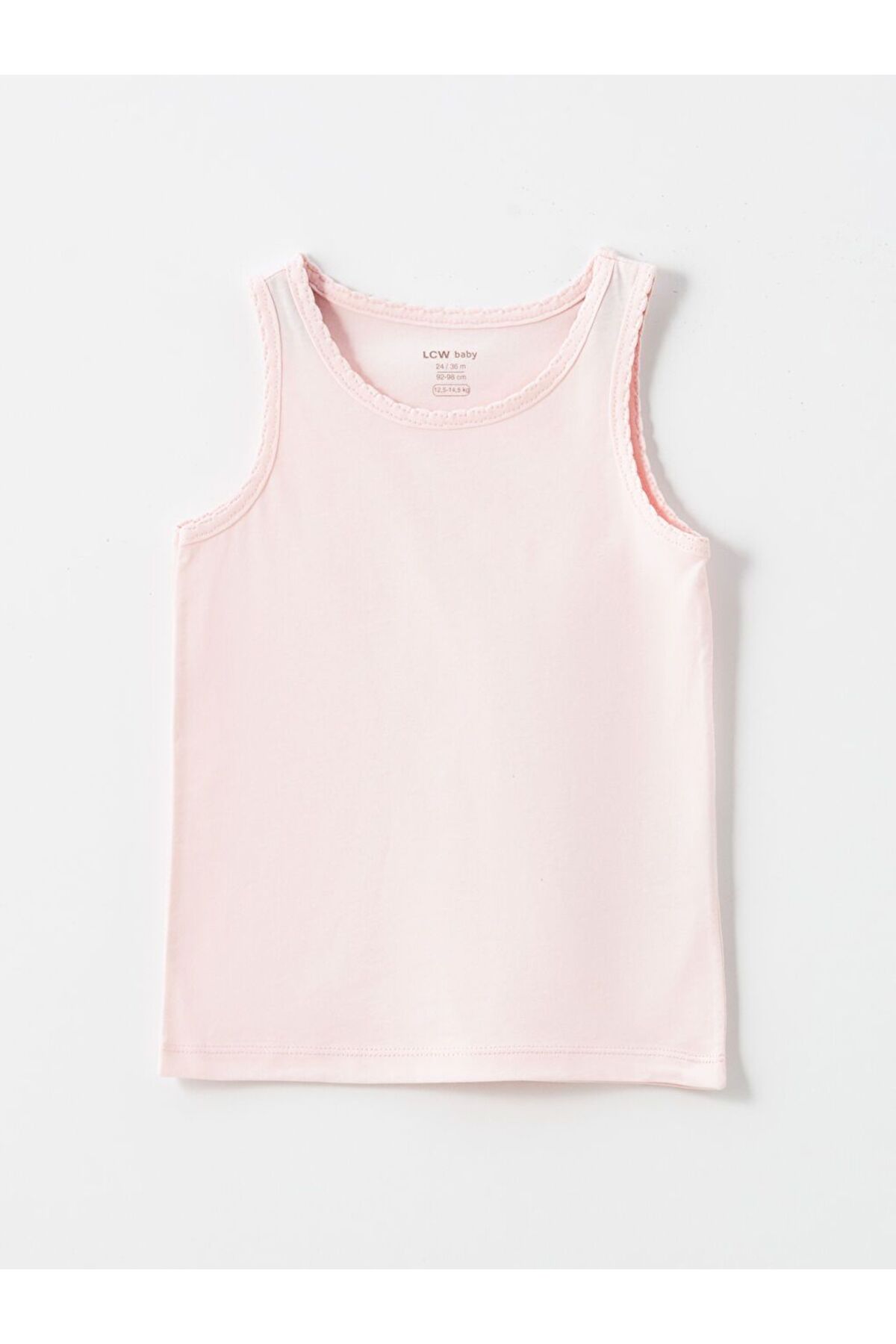 LC Waikiki Ekru Bisiklet Yaka Kız Bebek Atlet 3'lü fotoğrafı 6 (önizleme)