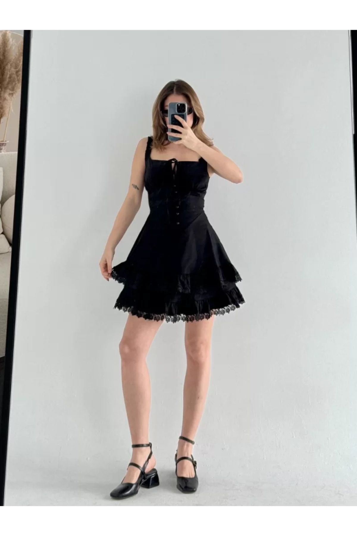 ruum fashions Mini Askılı Elbise