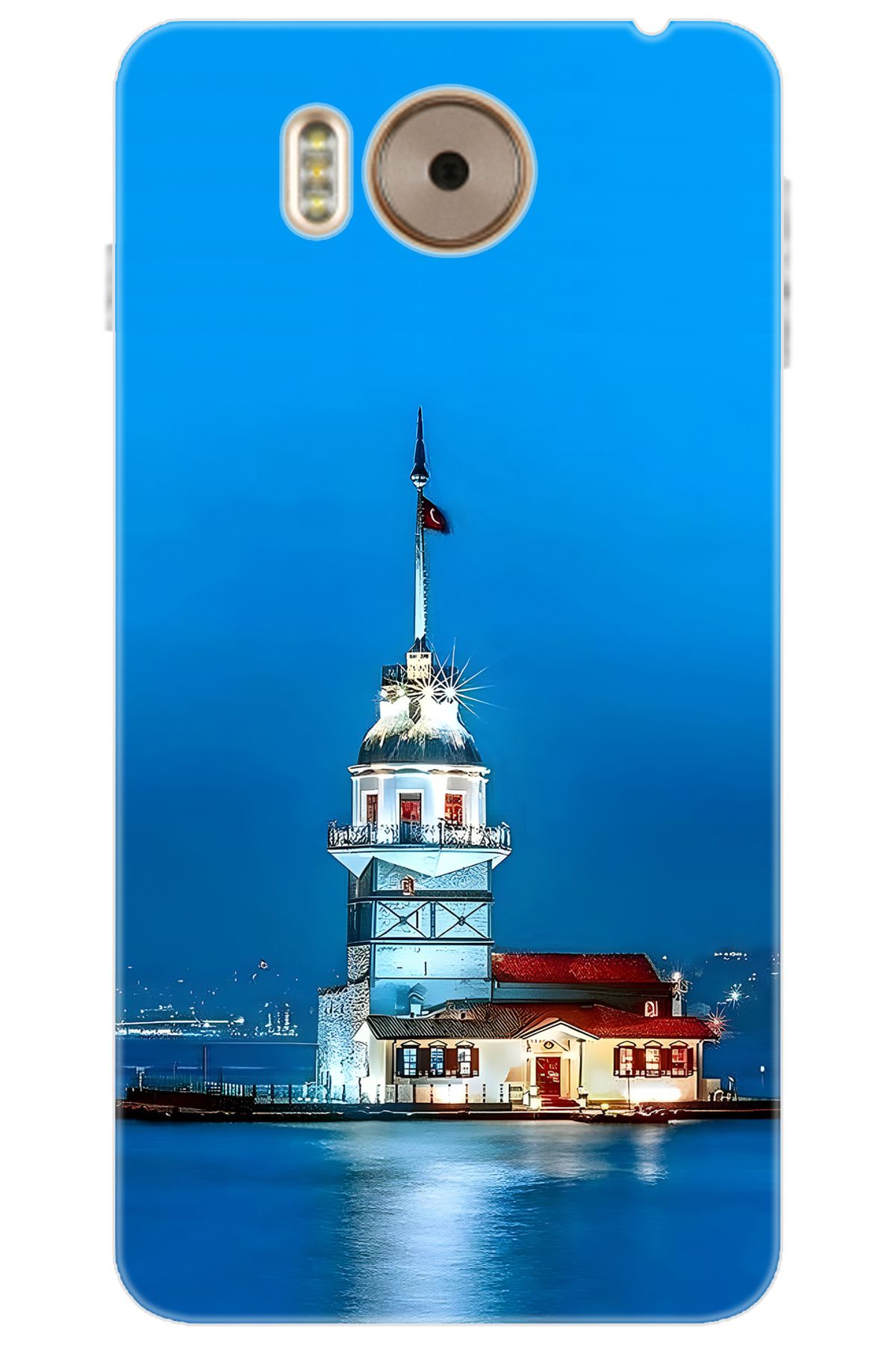 Ceppare Vestel Venüs V3 5580 Uyumlu Kılıf Desen Baskılı Silikon Kız Kulesi STK:617 CP-aQYlliW