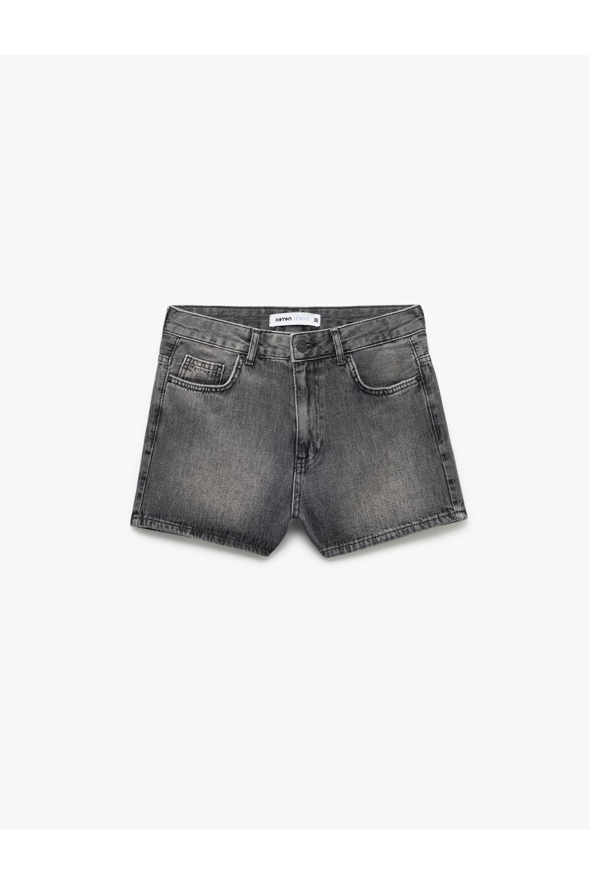 Koton Cepli Kesik Detaylı Pamuklu Denim Şort