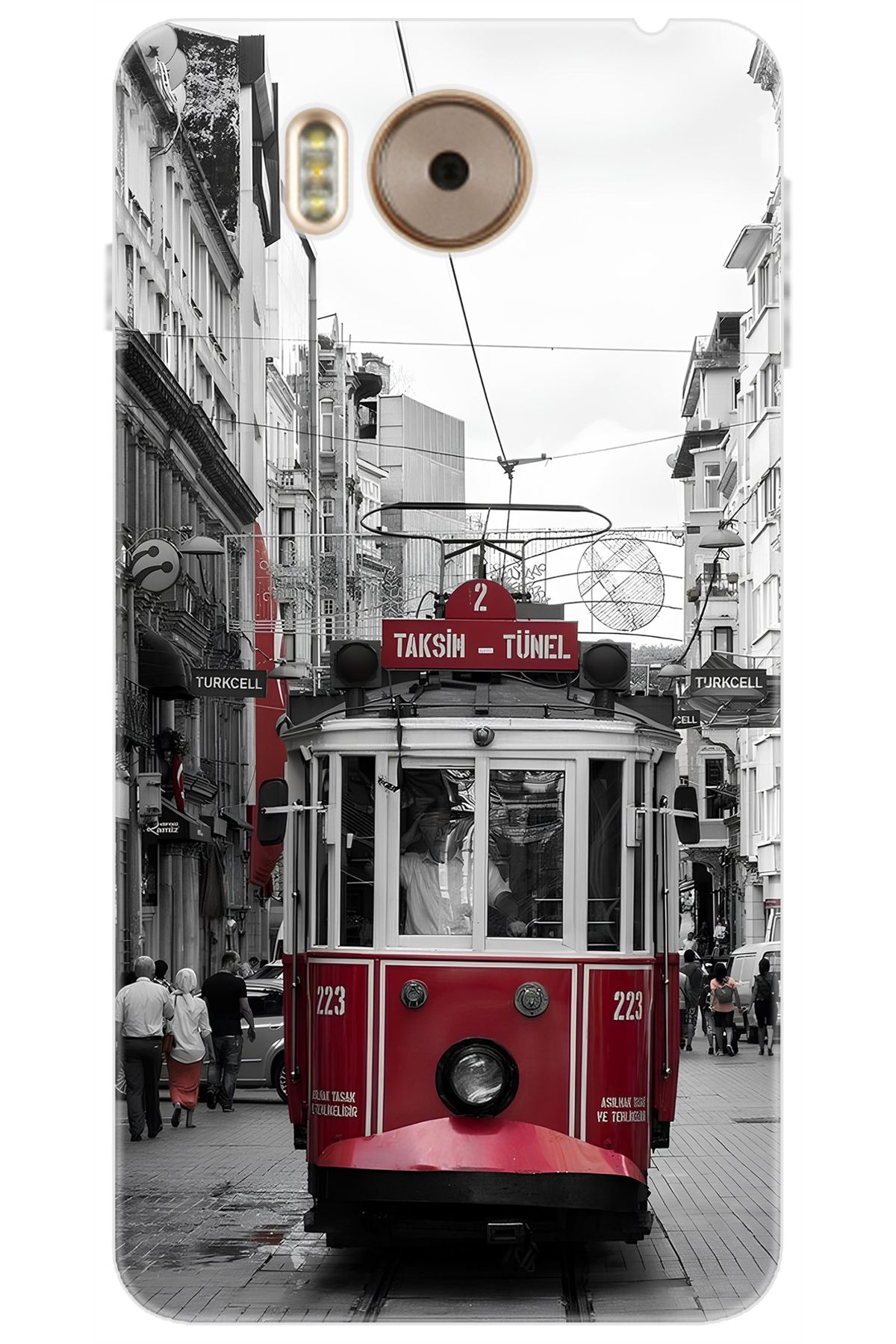 Ceppare Vestel Venüs V3 5580 Uyumlu Kılıf Desen Baskılı Silikon Tramvay STK:691 CP-NfpfalW