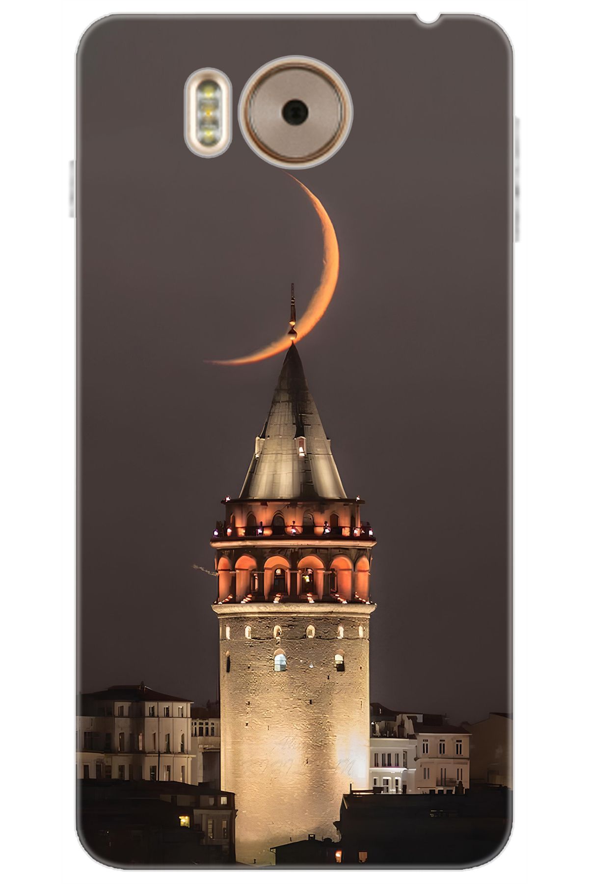 Ceppare Vestel Venüs V3 5580 Uyumlu Kılıf Desen Baskılı Silikon Galata Kulesi STK:673 CP-TET922d