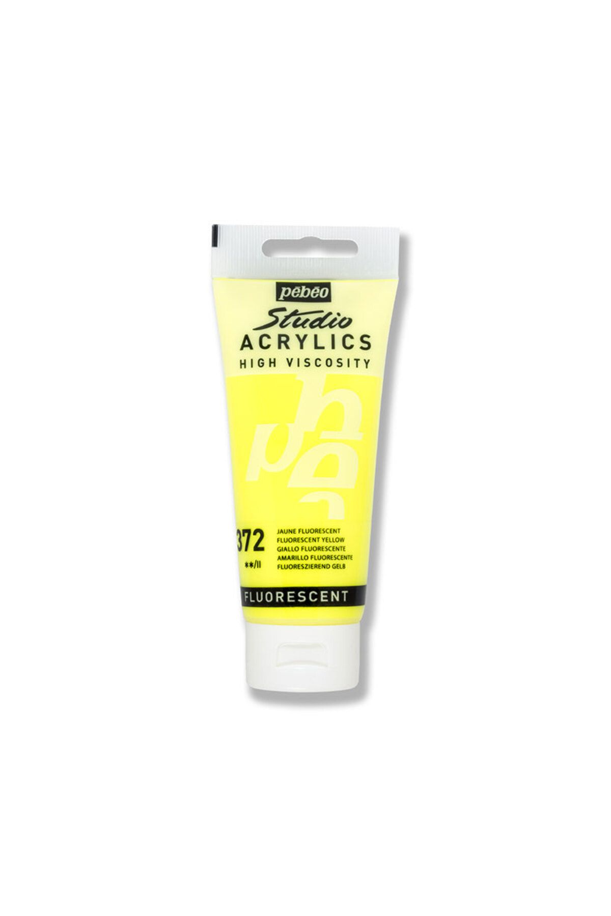 Pebeo xl Studio Pro. Fluorosan Neon Akrilik 100Ml Boya No:372 Yellow