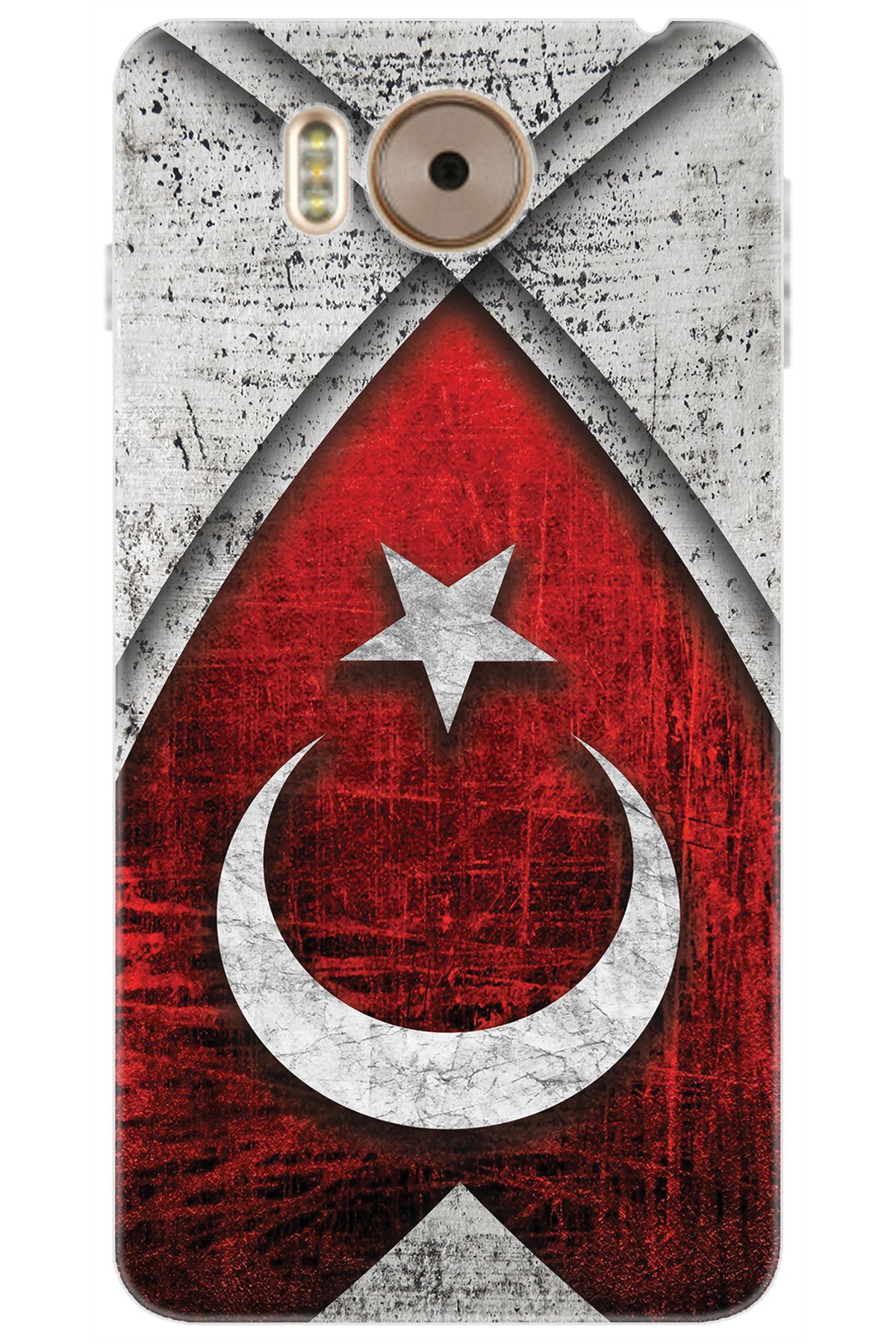 Ceppare Vestel Venüs V3 5580 Uyumlu Kılıf Desen Baskılı Silikon Türk Bayrağı Tasarım STK:380 CP-cmaGdPZ