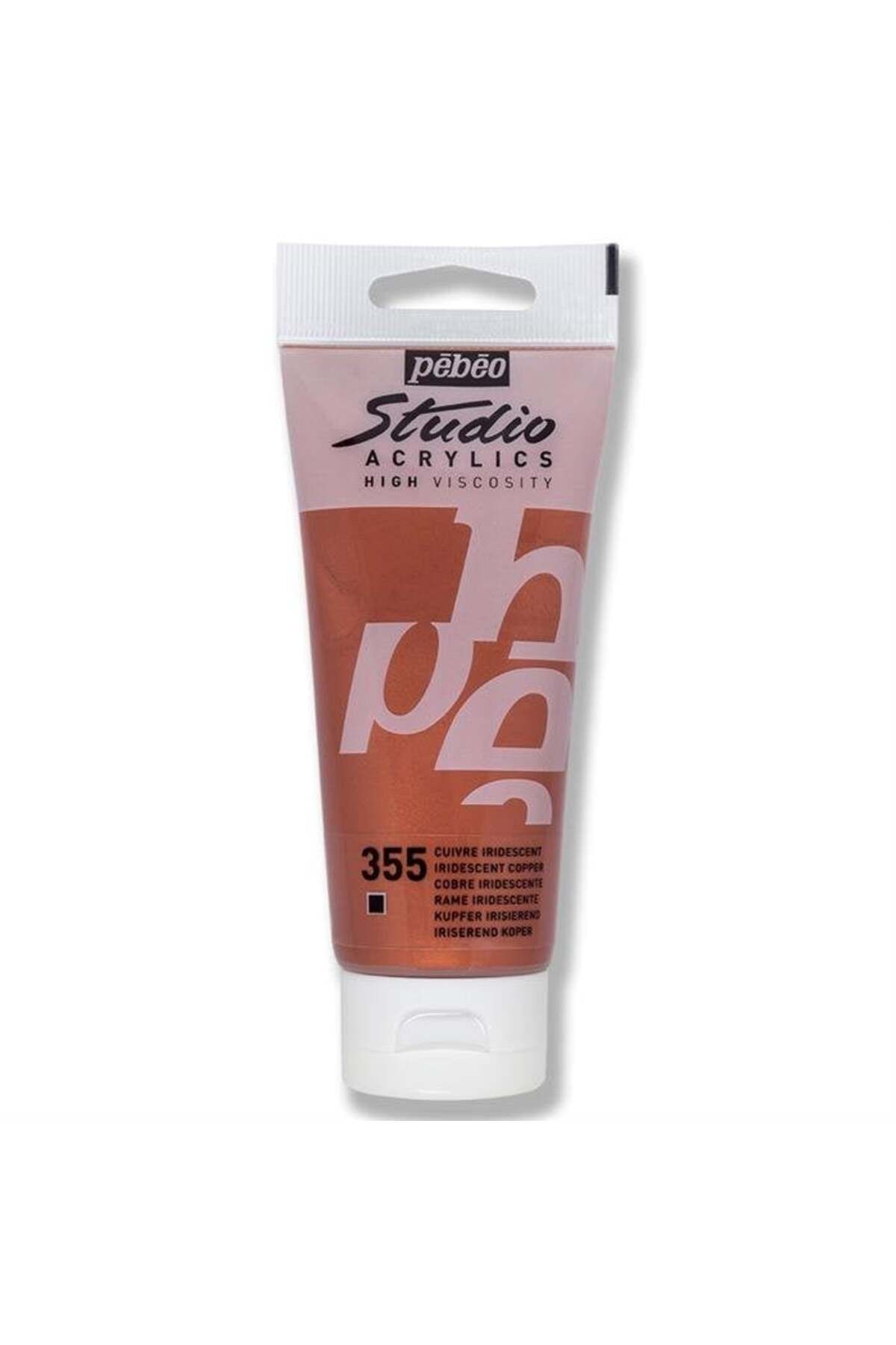 Pebeo xl Studio Pro. Akrilik Boya 100ml 355 İridescent Copper