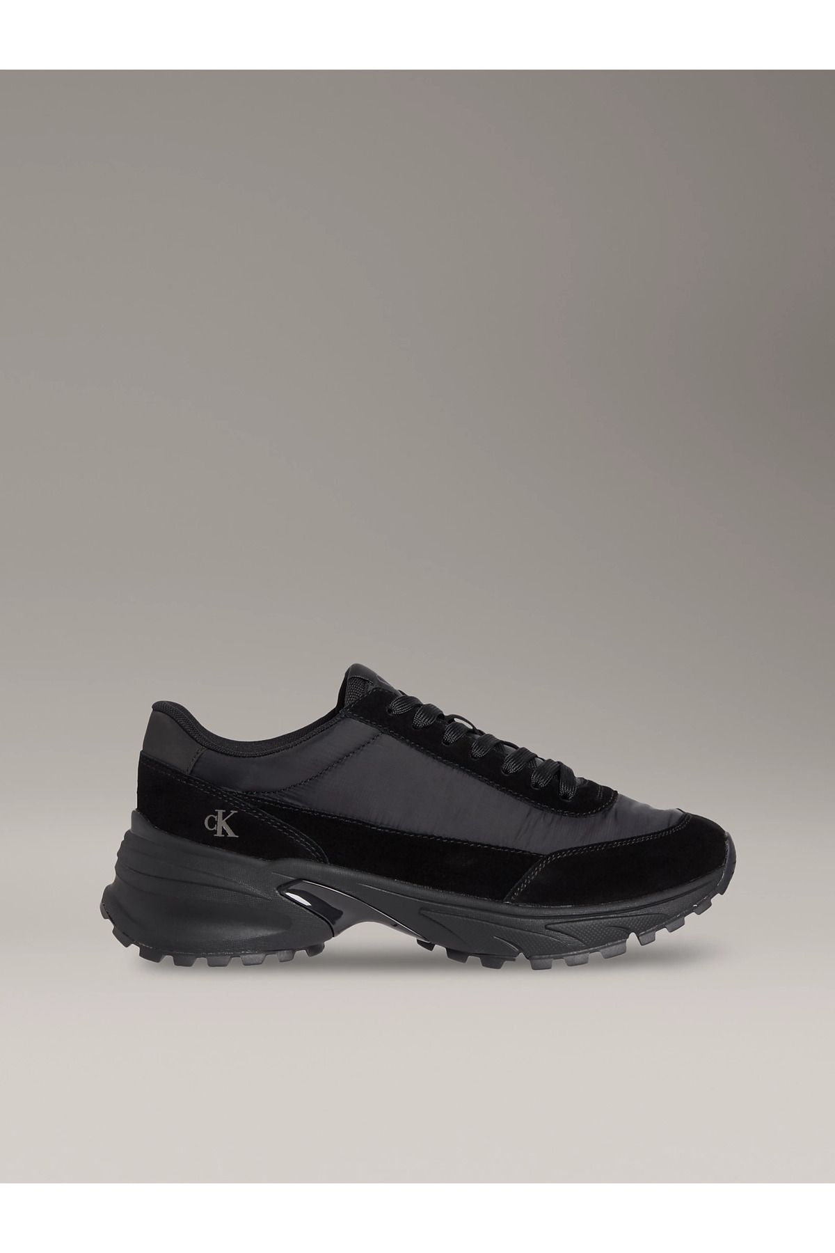 Calvin Klein Erkek Yüksek Rahat Taban Deri Siyah Sneaker YM0YM01292-0GJ