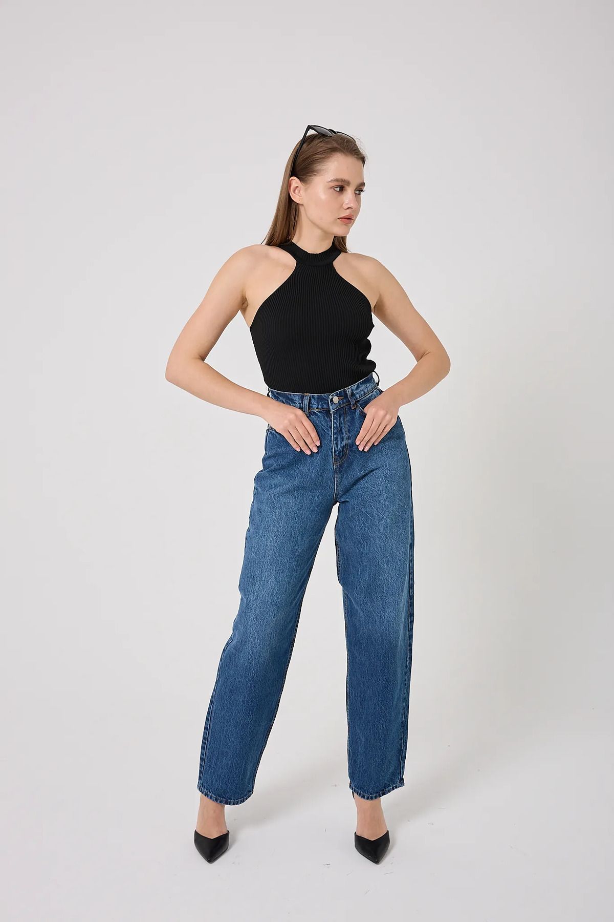 sernoy lomera SL4605 - Baggy Denim Pantolon