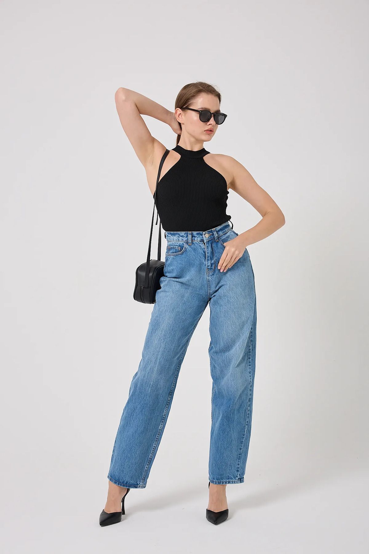 sernoy lomera SL4605 - Baggy Denim Pantolon