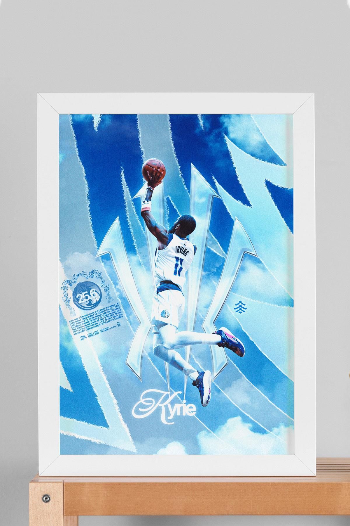 Saturn Kyrie Irving Çerçeveli Tablo - Basketbol NBA Posteri Tablo