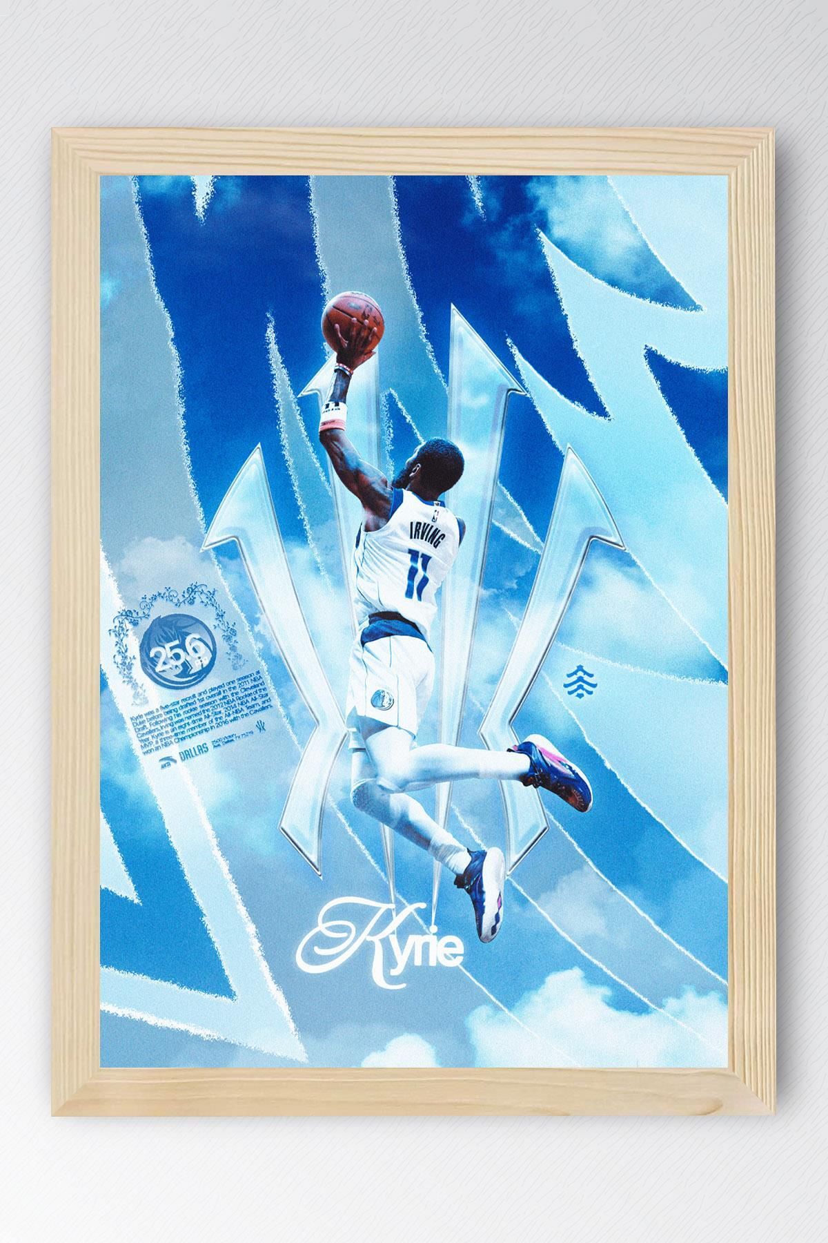 Saturn Kyrie Irving Çerçeveli Tablo - Basketbol NBA Posteri Tablo