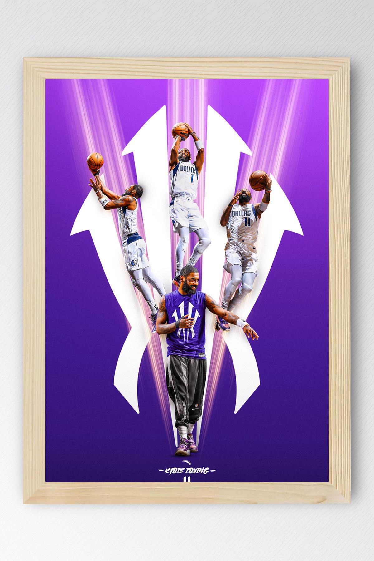 Saturn Kyrie Irving Çerçeveli Tablo - Dallas Mavericks NBA Posteri Tablo