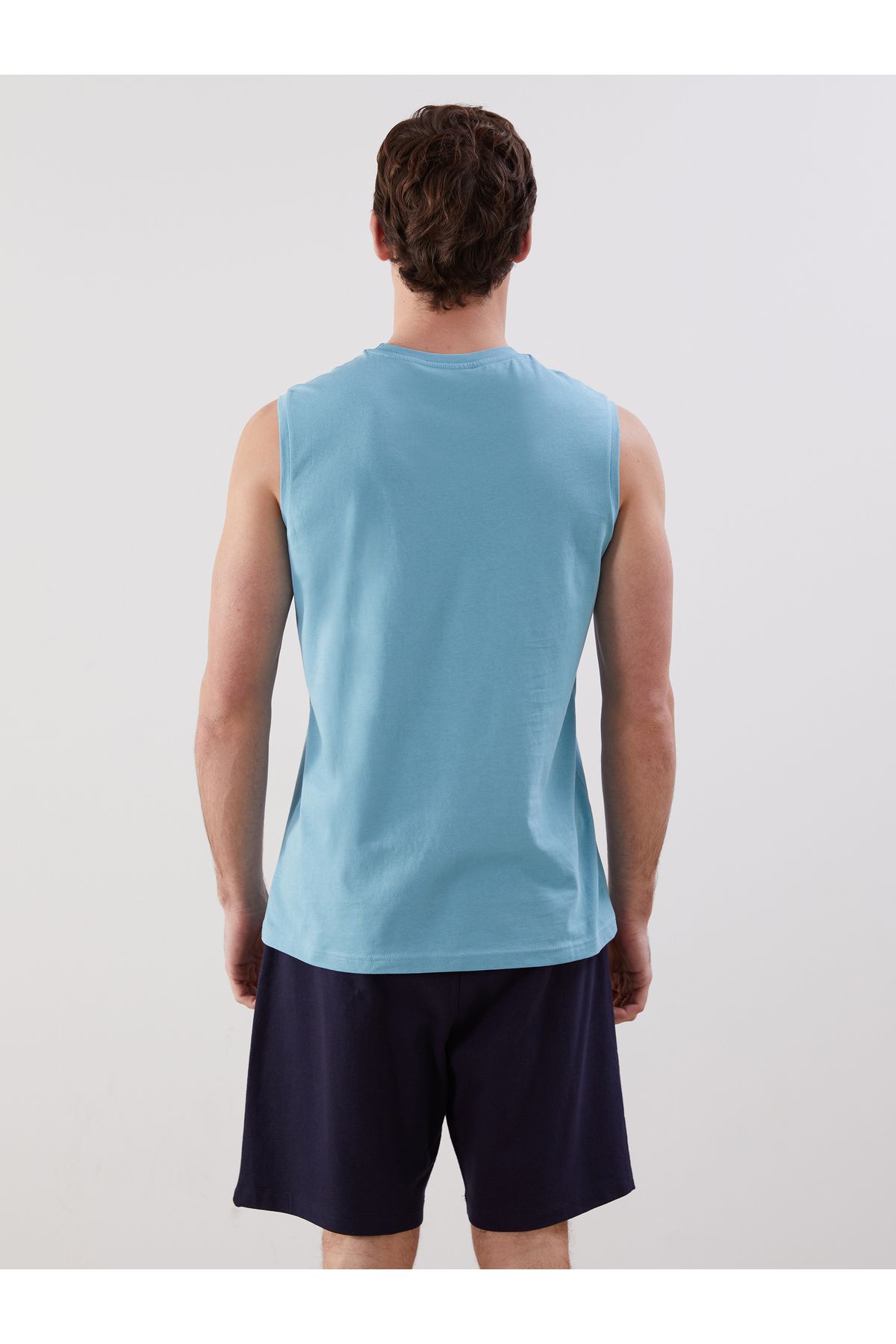 LC Waikiki-Crew Neck Printed Men's Sleeveless T-Shirt 4