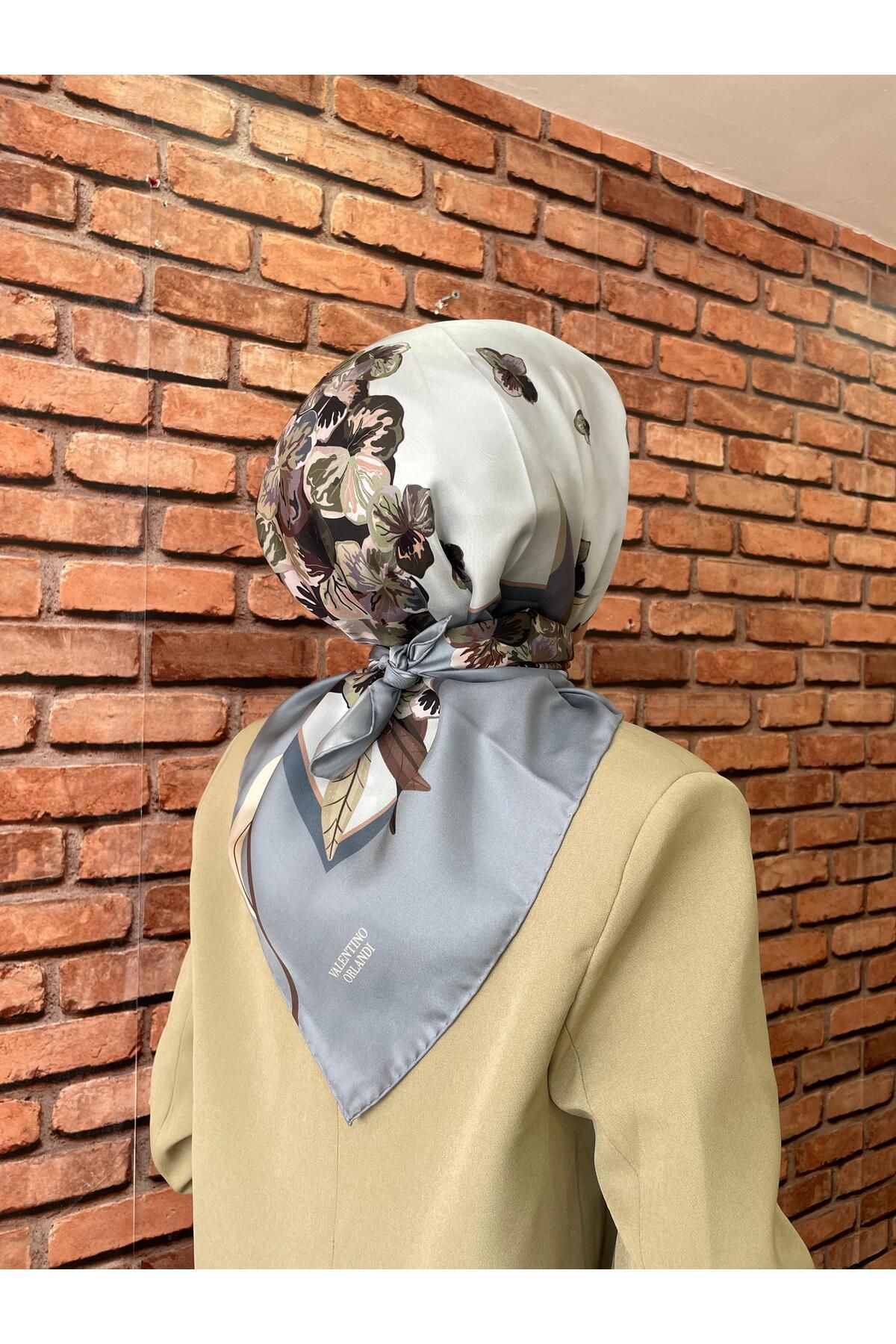 Valentino Orlandi twill ipek eşarp
