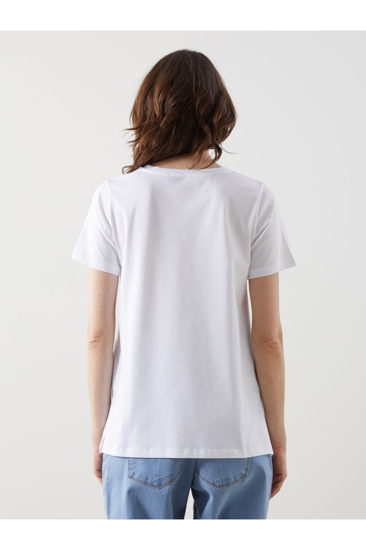 LC Waikiki-Crew Neck Printed Women's T-Shirt 4