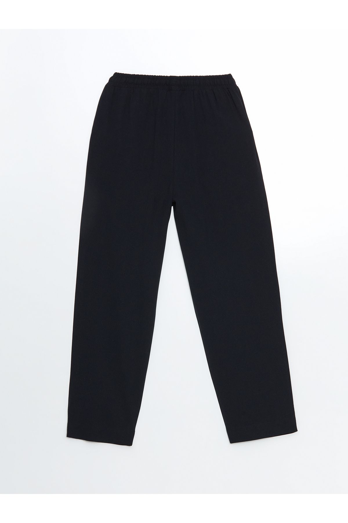LC Waikiki-Pantaloni de damă în amestec de in cu talie elastică 2