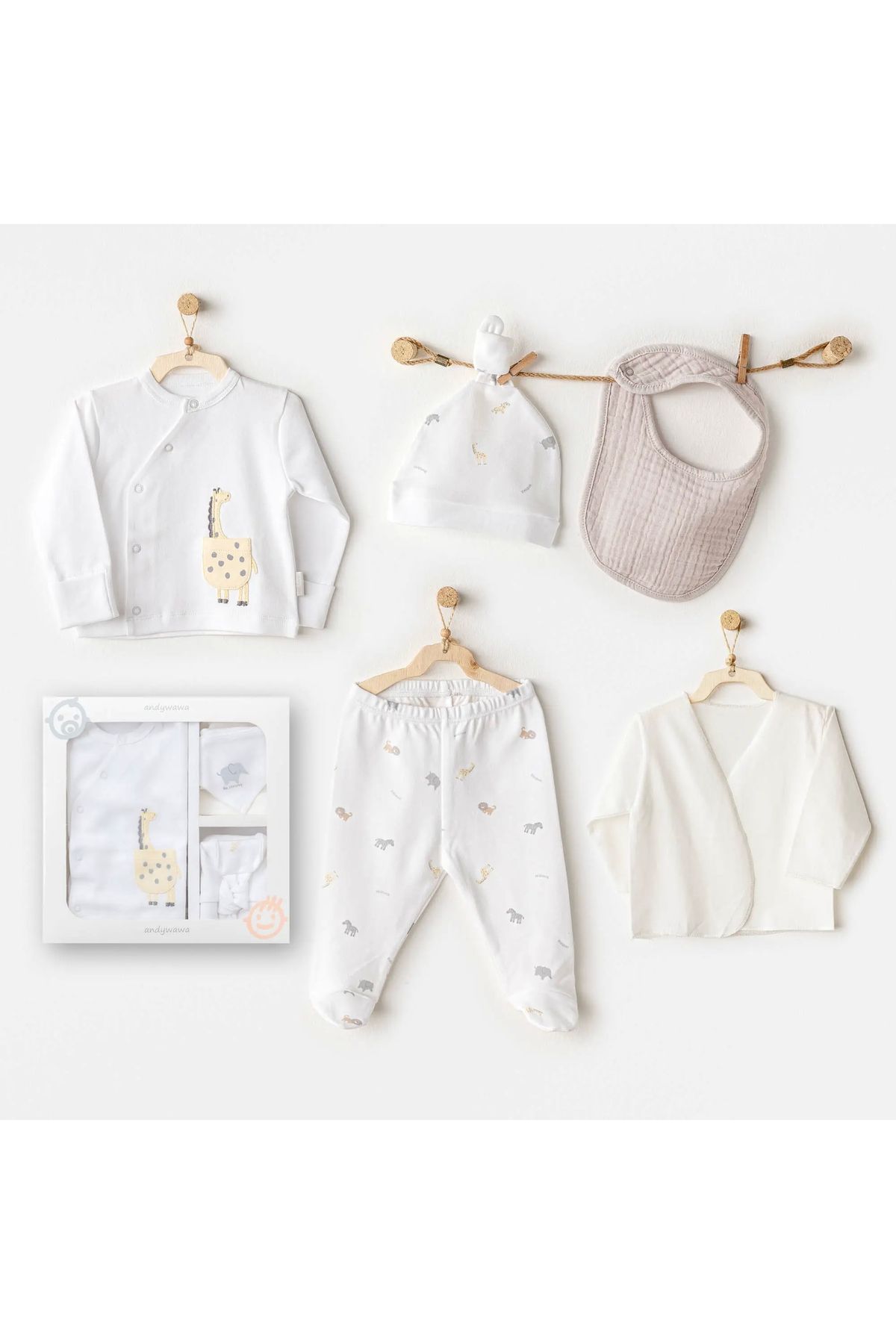 Eng Nessiworld Andywawa AC25800 Little King 5'Li Hastane Çıkışı White