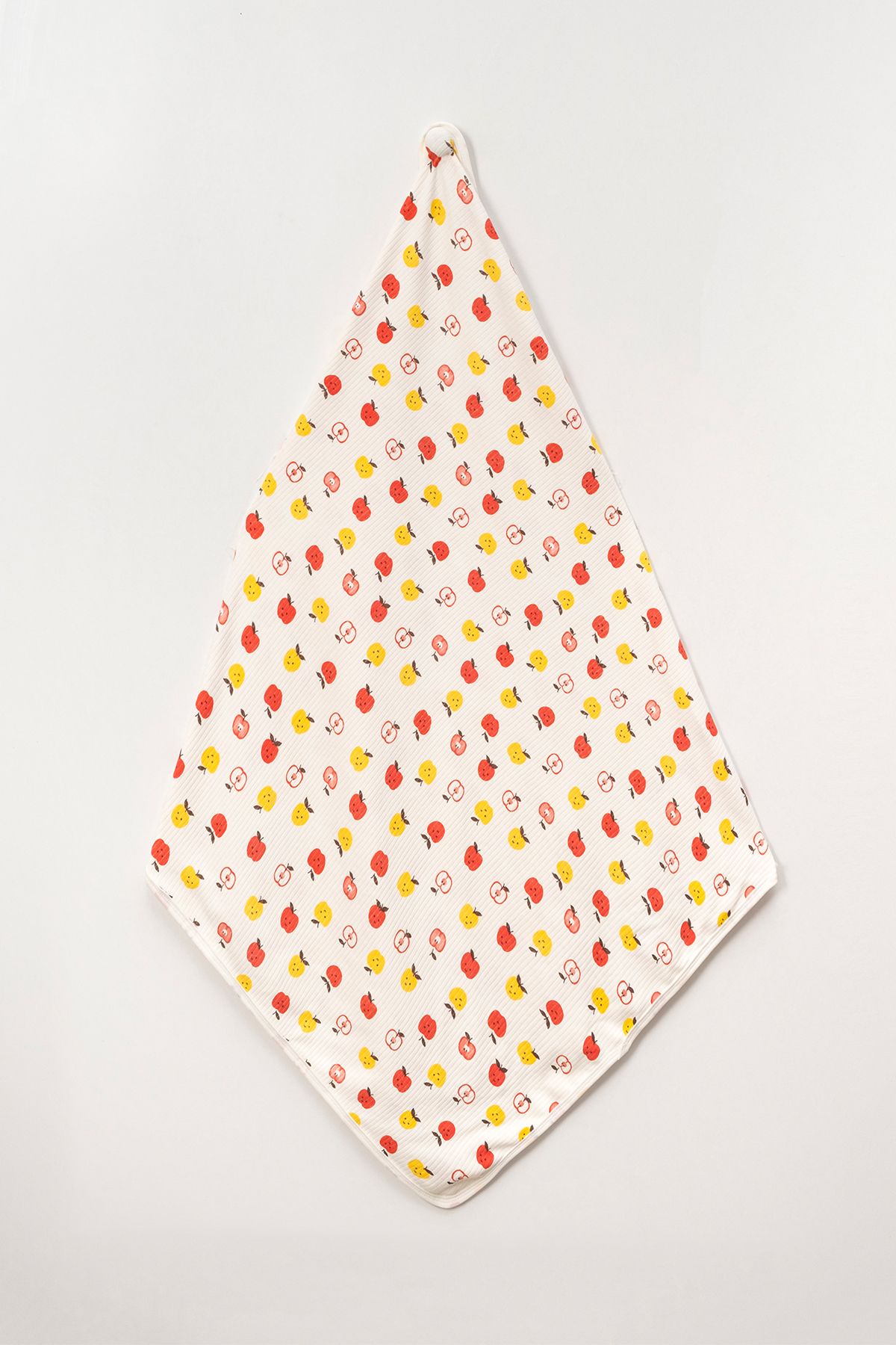 Teddy Pie Sevimli Meyveler Desenli Pamuklu Çift Kat 80x90 cm Bebek Battaniyesi