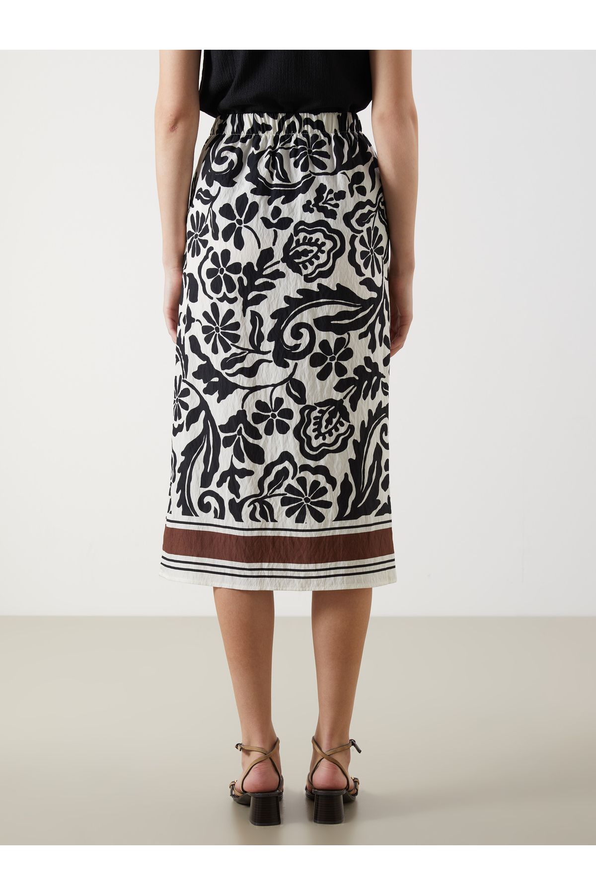LC Waikiki-Patterned Skirt with Elastic Waist 8