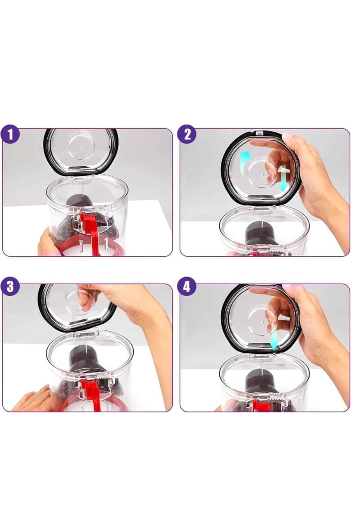 PAA-home-Lid with gasket compatible with the dust container of Dyson V7, V8 vacuum cleaners 4