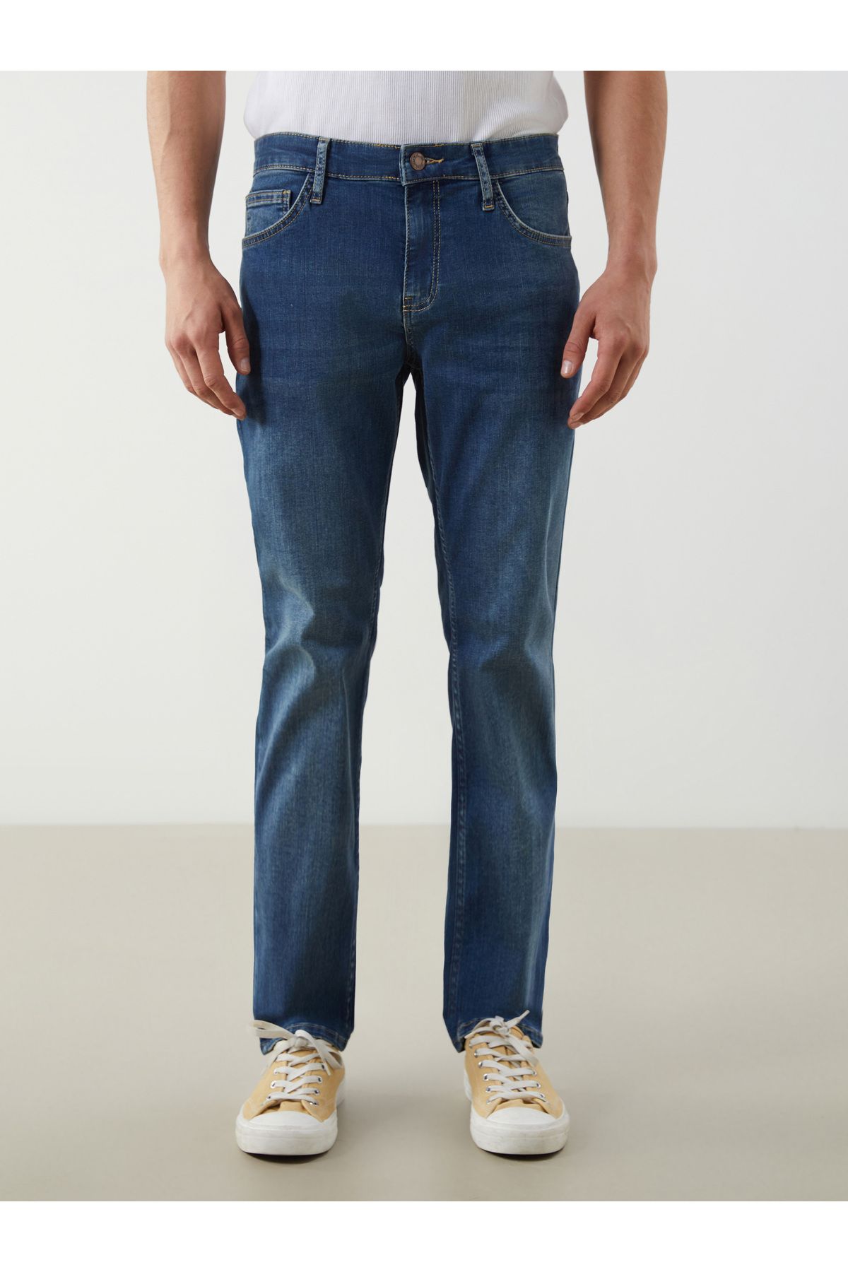 LC Waikiki-Ανδρικό τζιν παντελόνι 779 Regular Fit 2